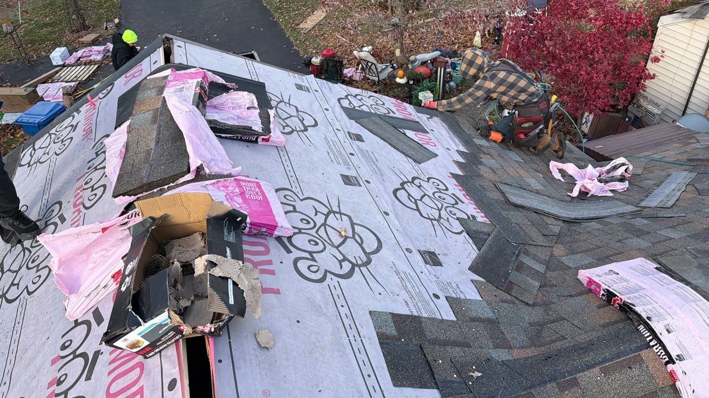 Roof Replacement using Owens Corning Aged Copper by 180 Contractors