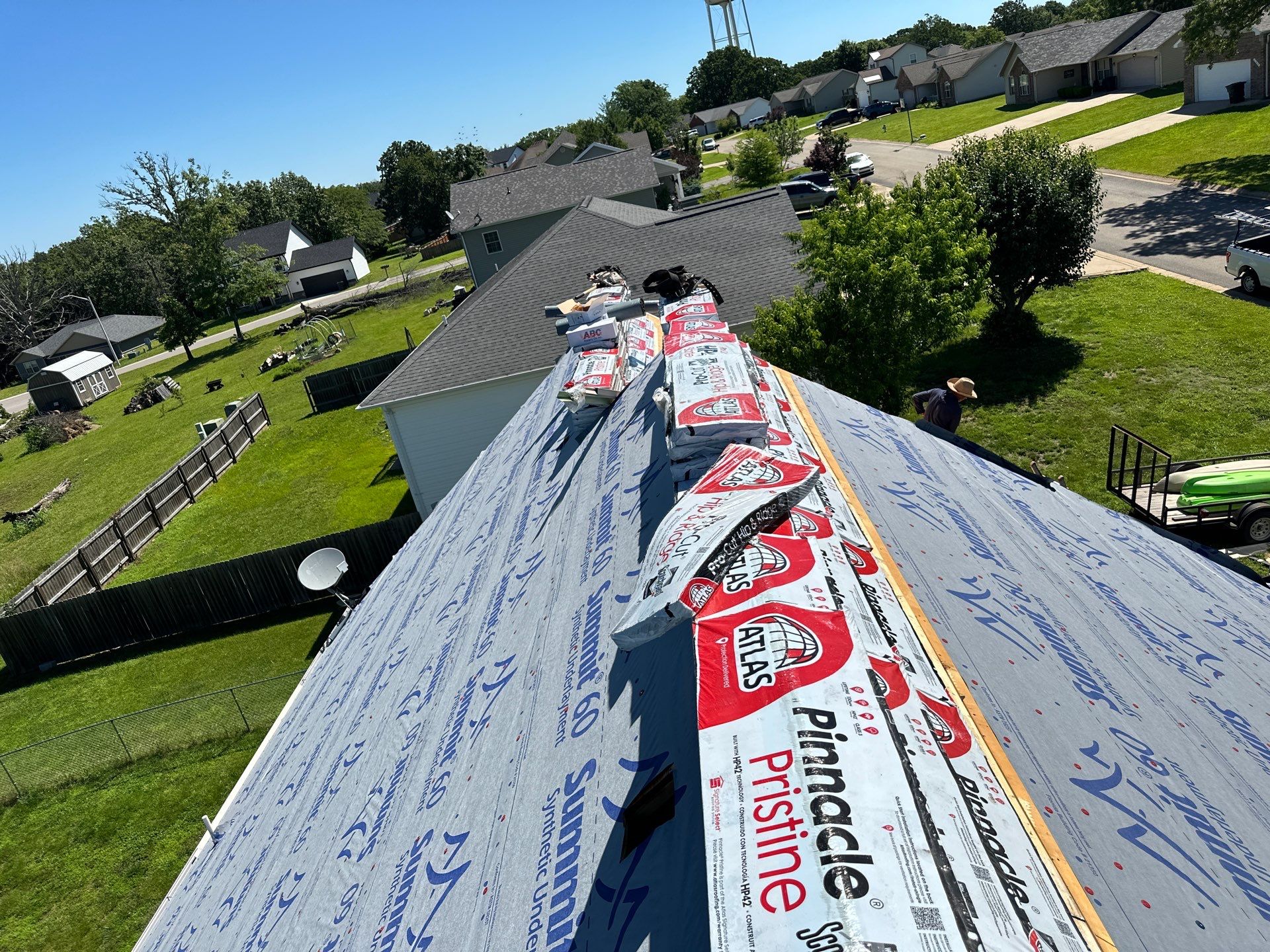 Residential Roofing & Gutters + Downspouts Install  by Titan Commercial & Residential Roofing 