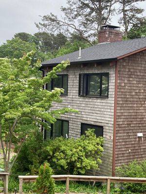 Black Duo Pro Gutter Installation in Wellfleet, MA