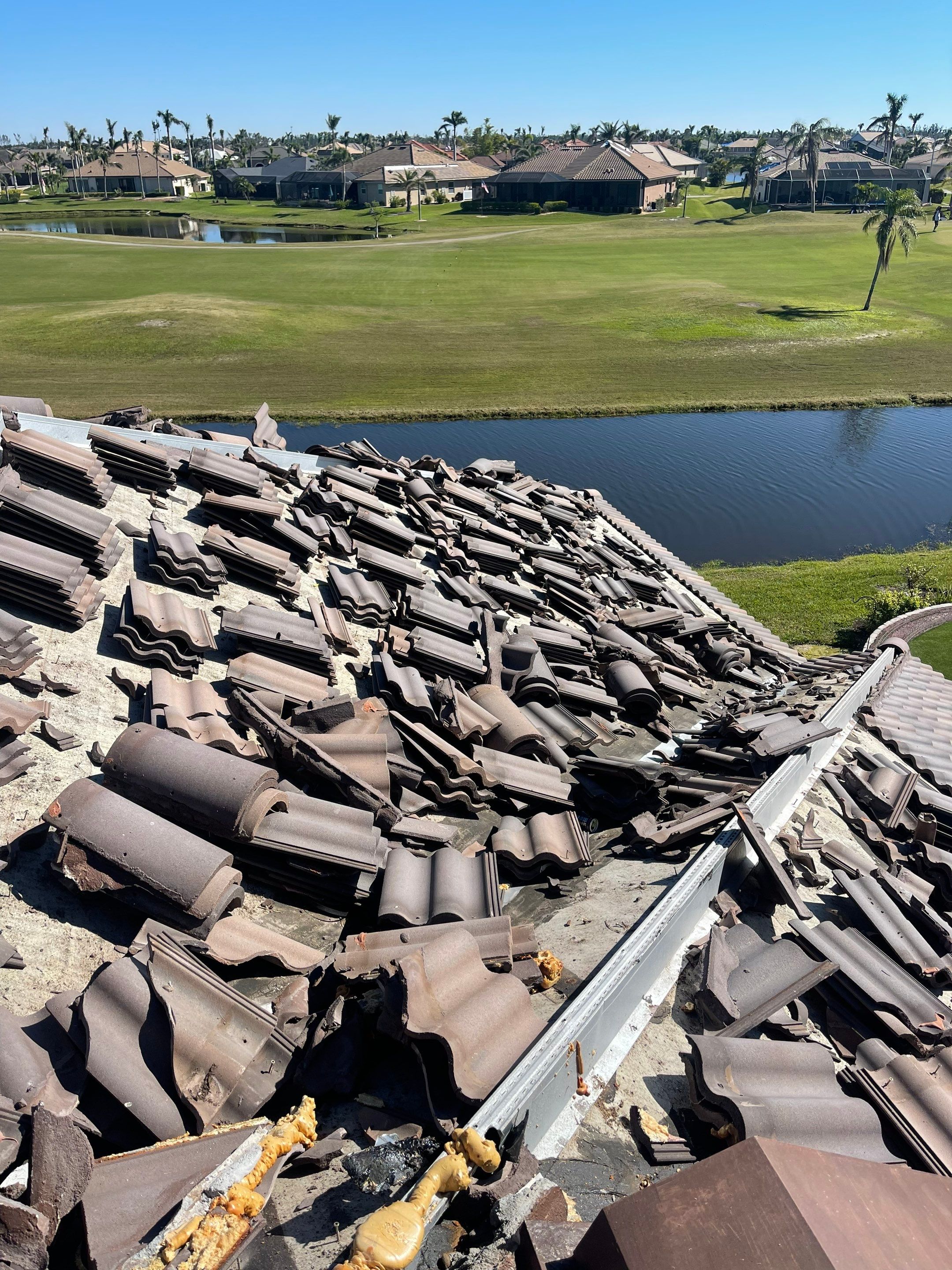 Residential Roofing Installation using Standing Seam Metal Roof in Cape Coral, FL by International Roofing