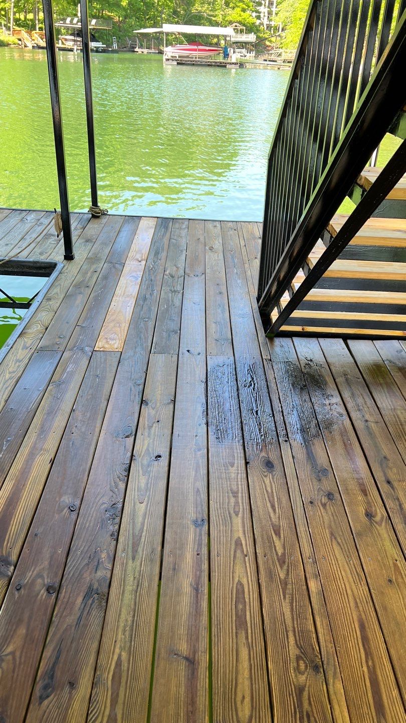 Dock using Wood Sealant by DuraSeal