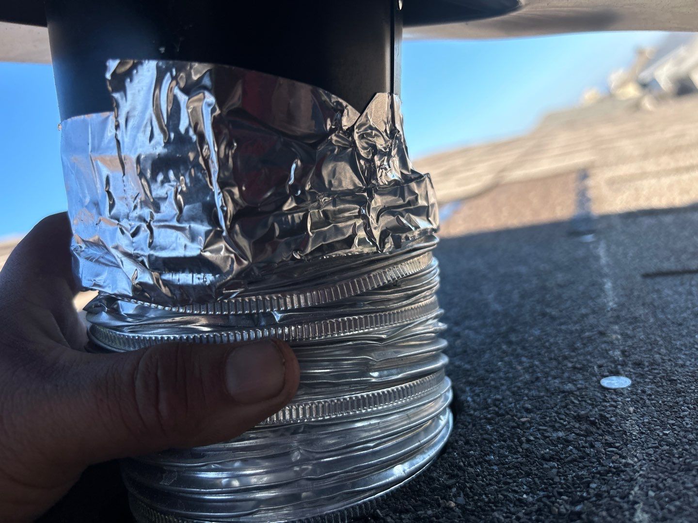 Residential Roofing Repair using Attic Vents by Lighthouse Roofing
