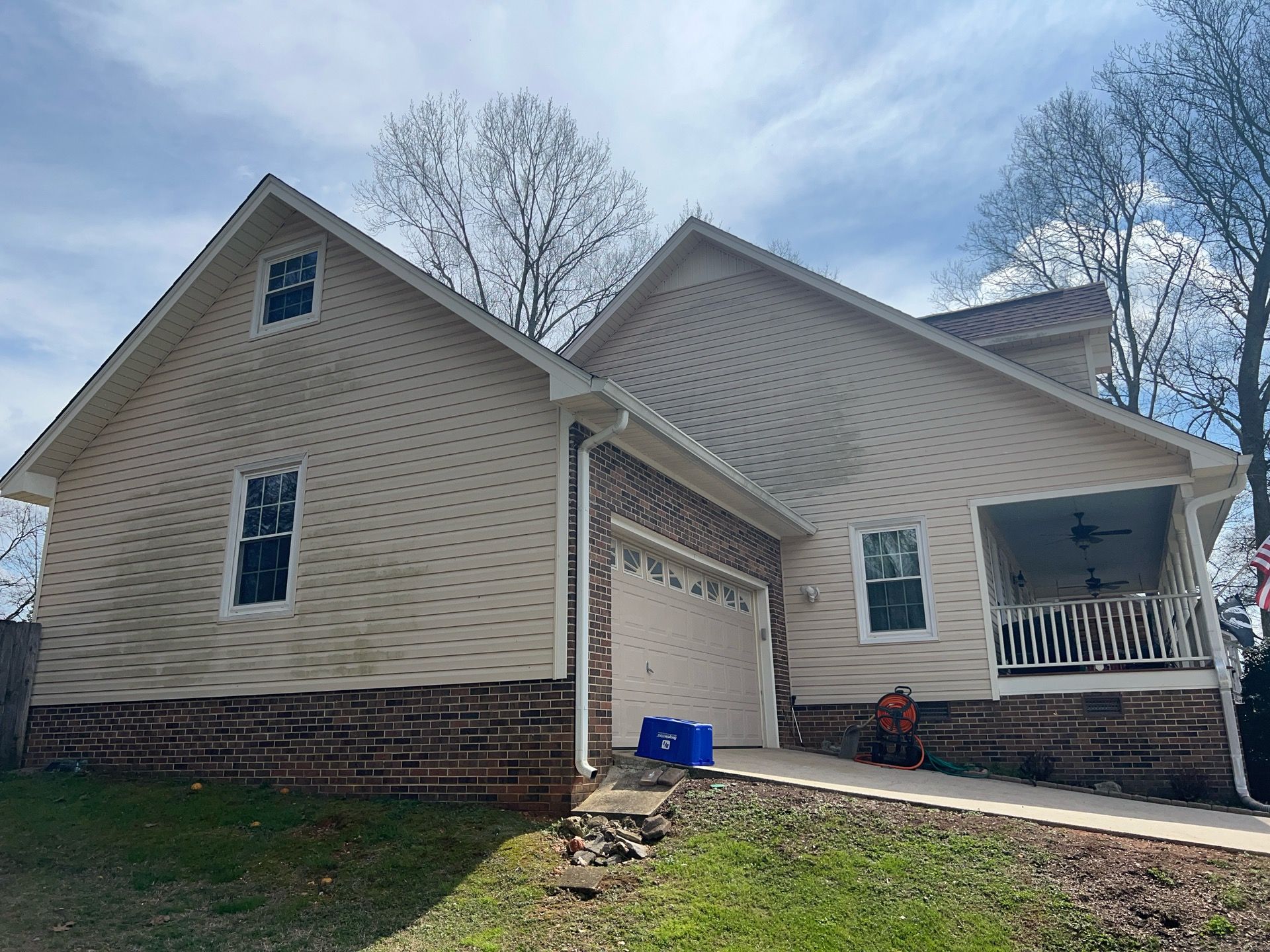 Siding Replacement using Mastic Carvedwood Vinyl Plank by Freedom Exteriors