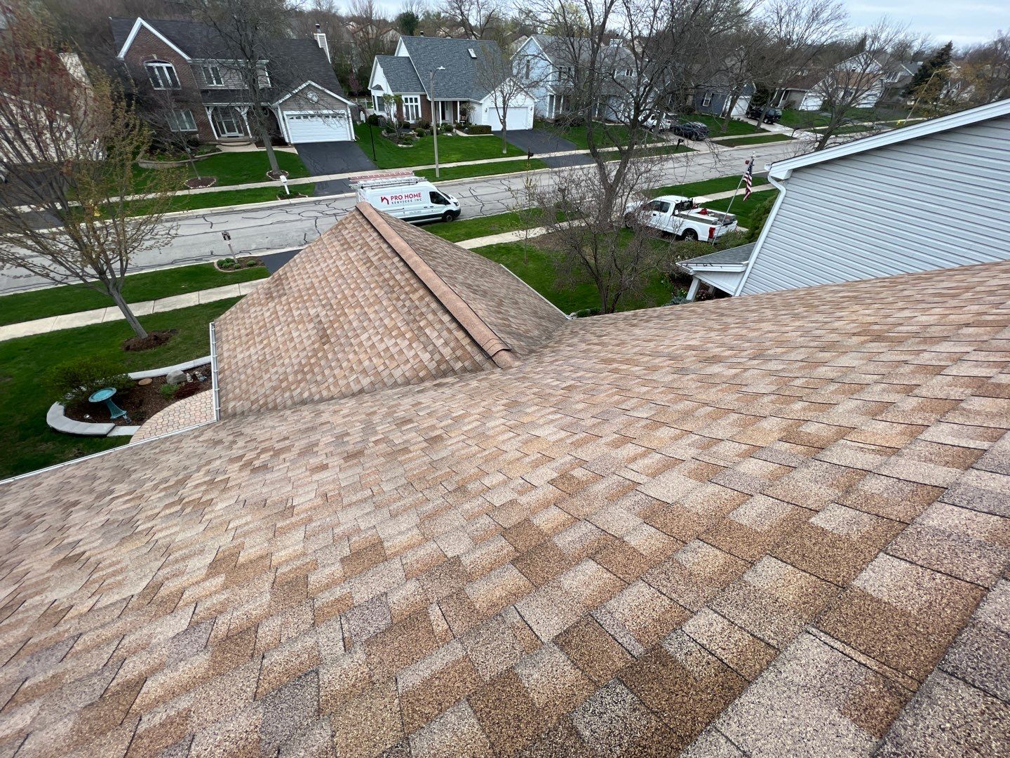 Residential Roofing Installation using GAF Timberline HDZ by Pro Home Services Inc