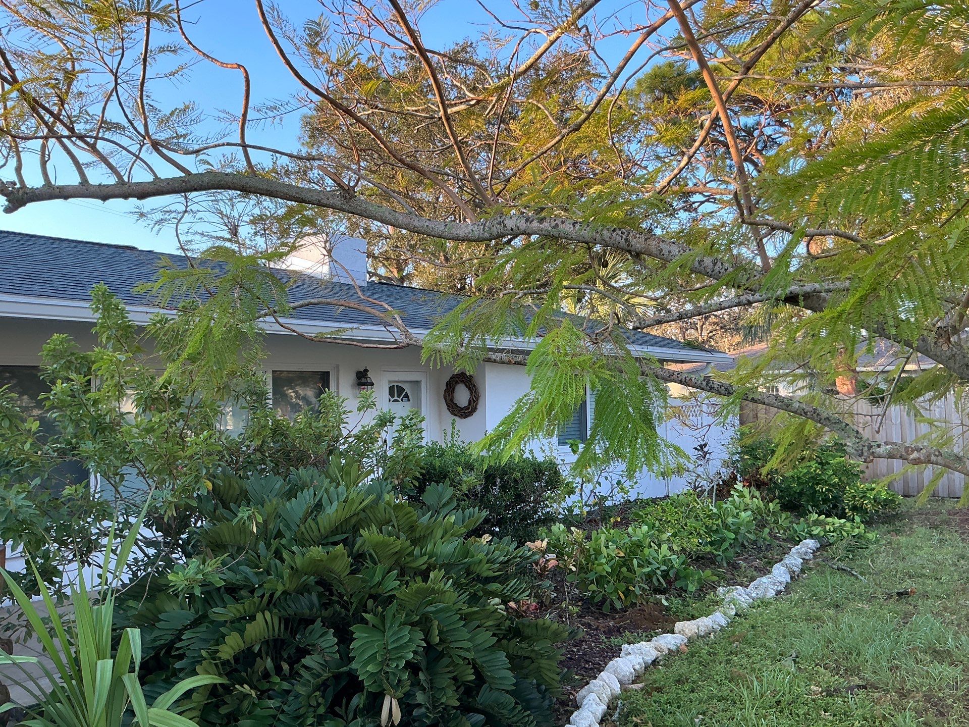 Soffit White Vinyl Installation FL by Gutter Professors