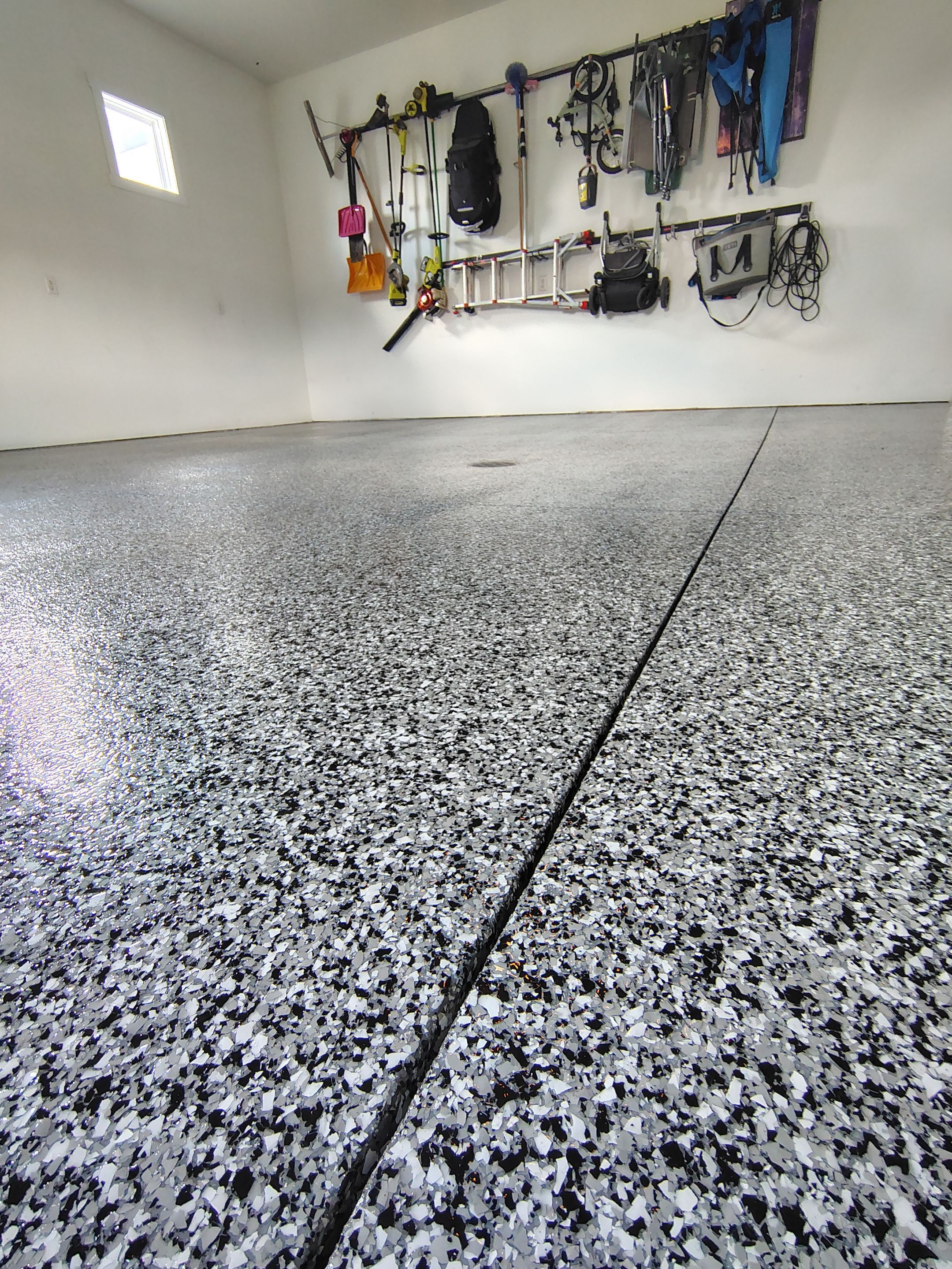 Dell Rapids Multi-Car Garage Concrete Floor Coating and Repair by Select Painting, Coatings & Garage Cabinets