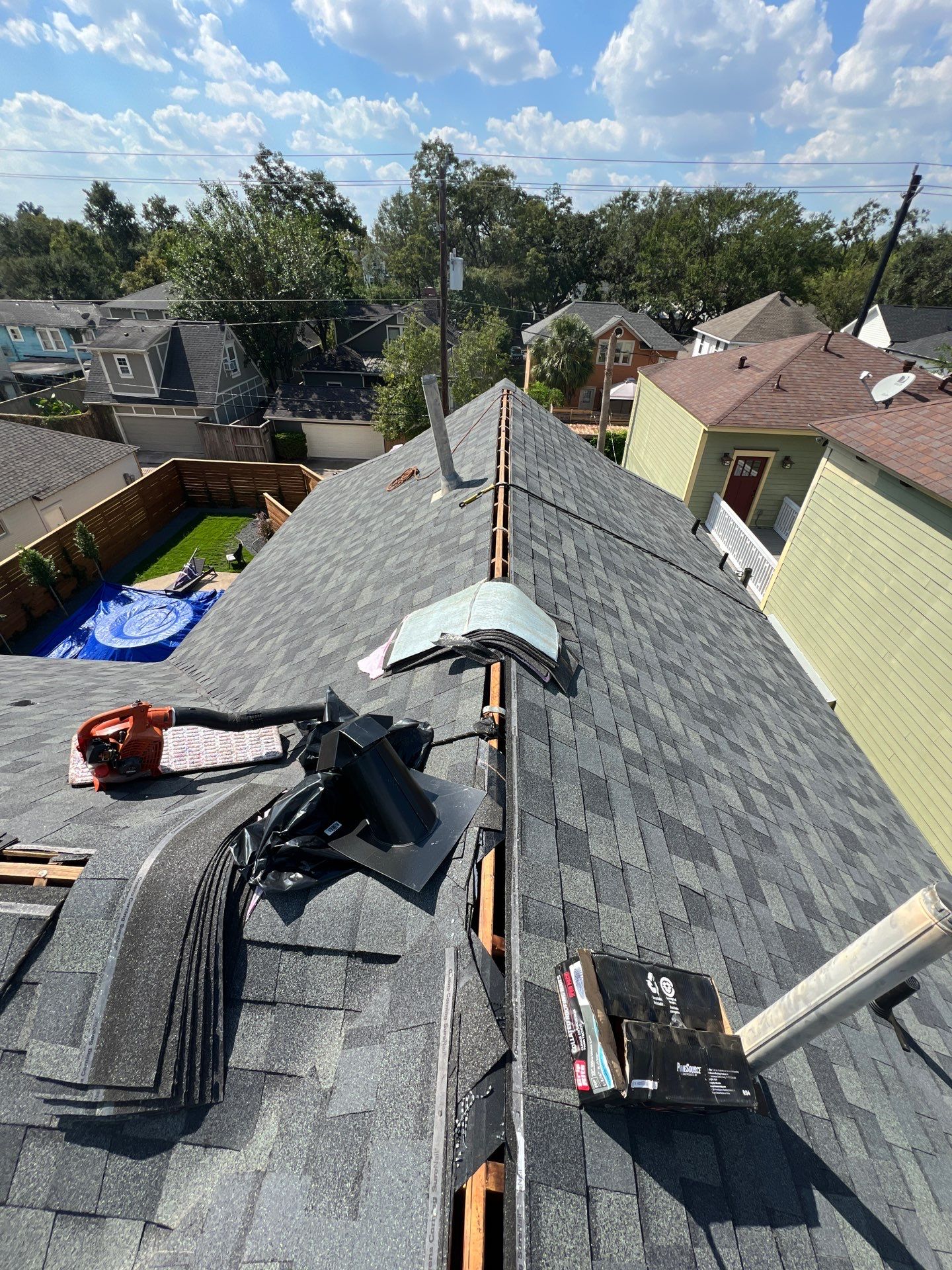Residential Roofing Repair using Owen's Corning Duration (Lifetime) Shingles by Roof Repair Company