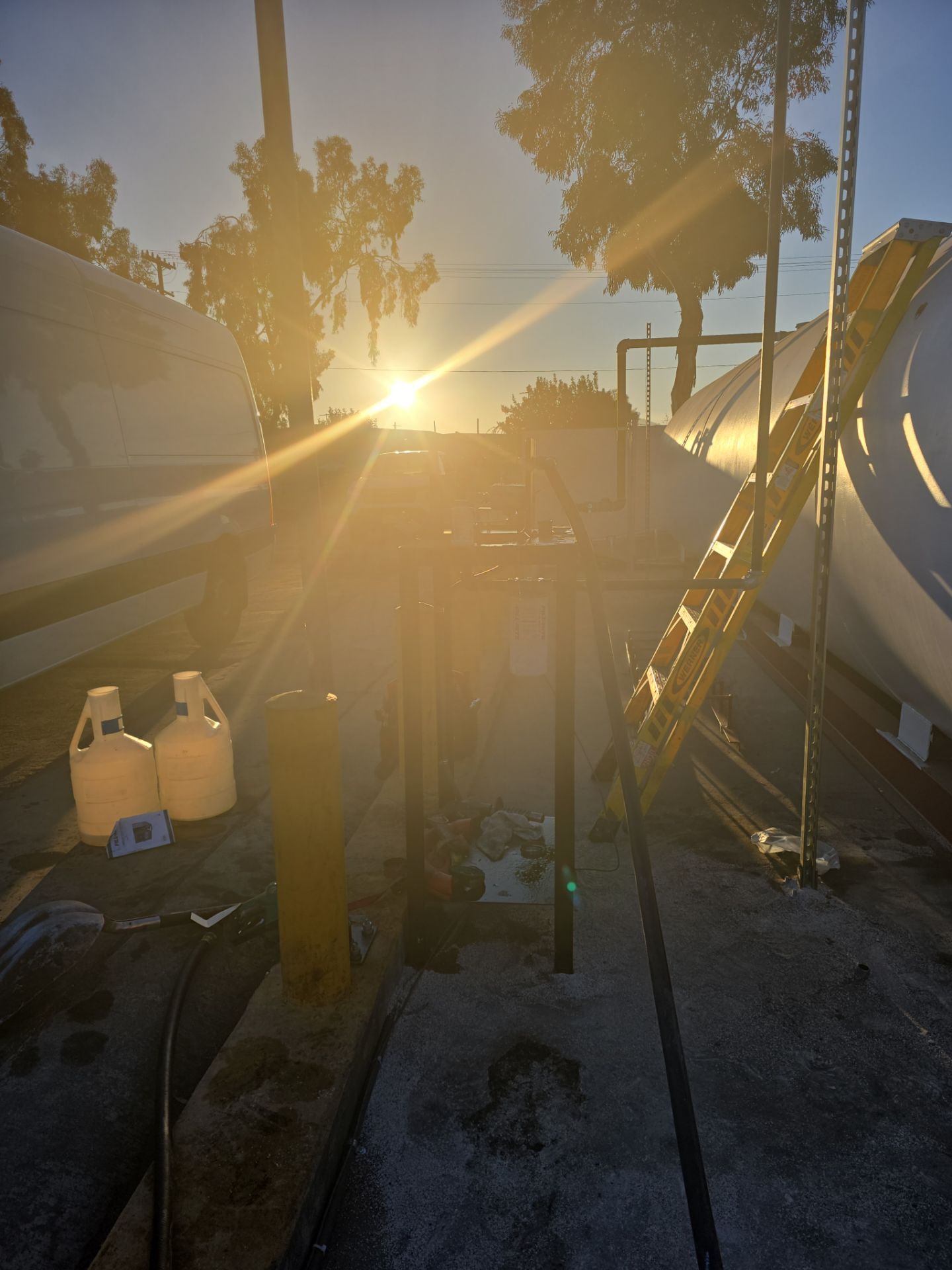 Outdoor Water Tank Installation & Piping Setup by Us Plumbing 