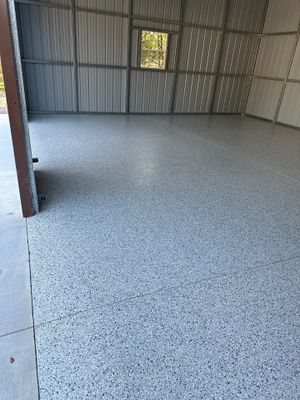Garage Floor Coating using Cabin Fever