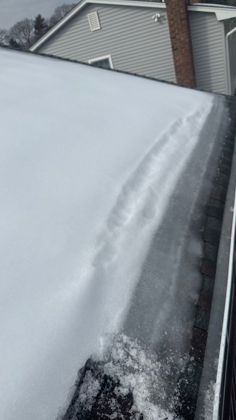 Roof Snow & Ice Dam Removal by Above All Gutters