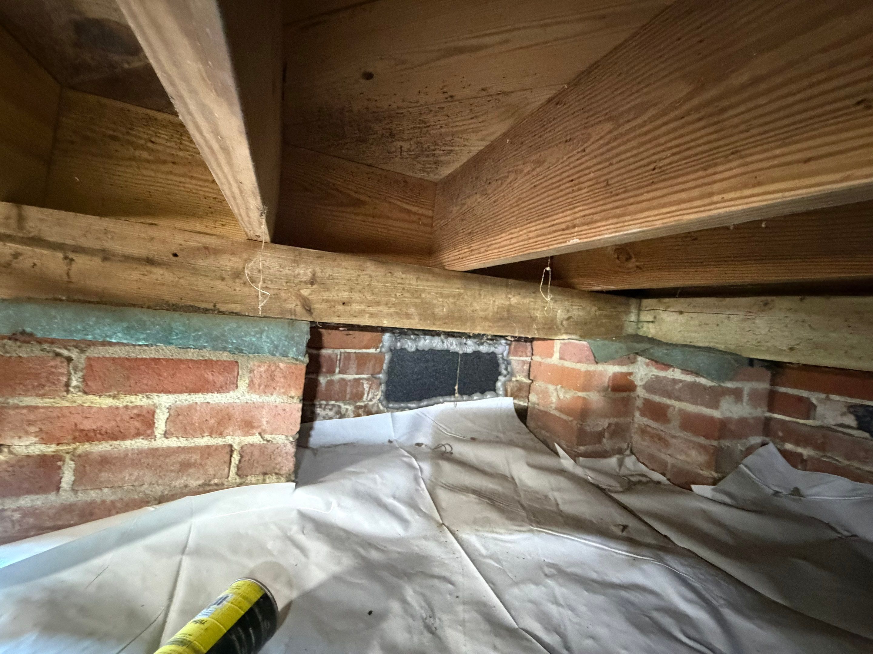 Project in Portsmouth by Patriot Crawl Space Repairs