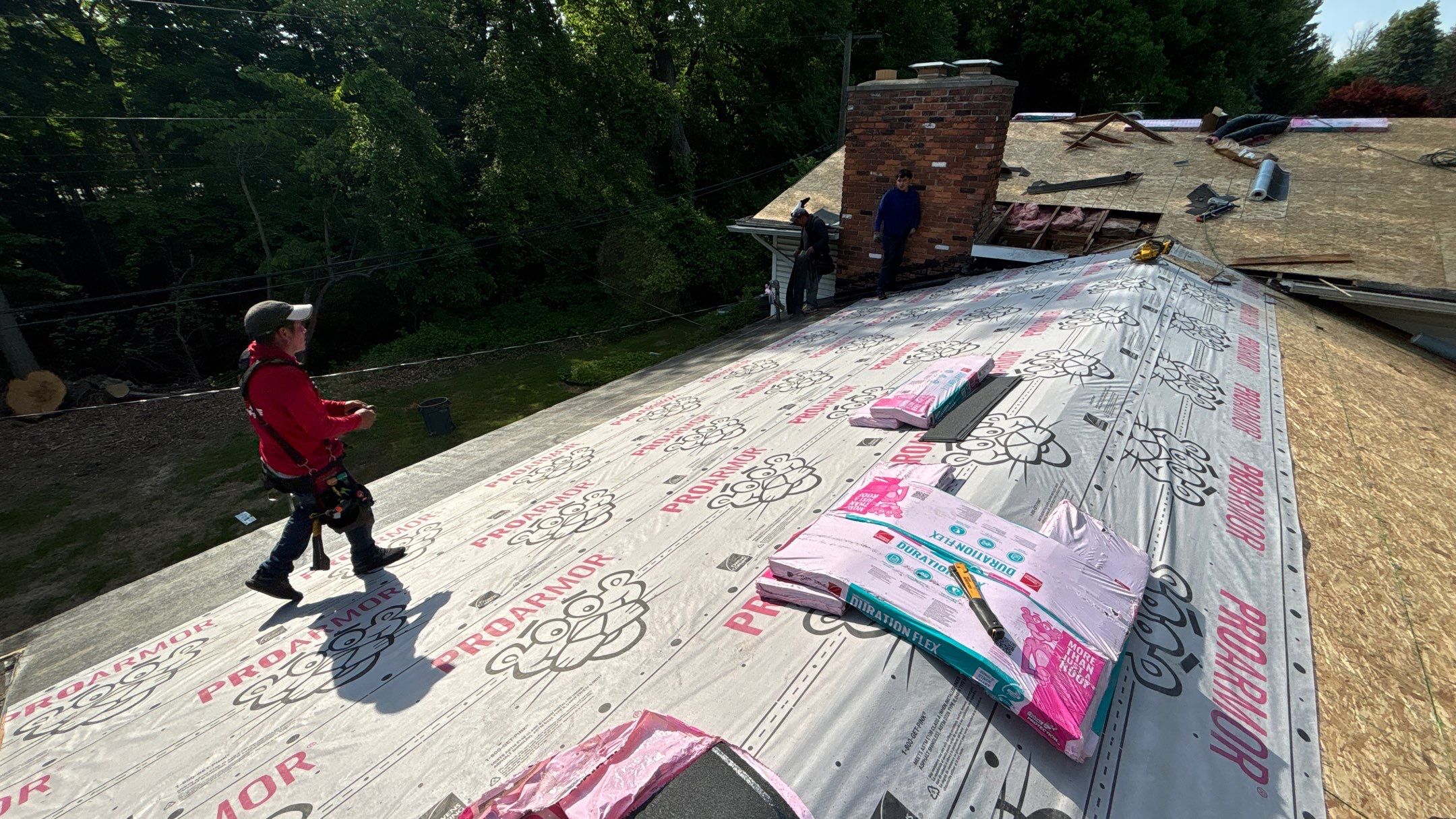Roof Replacement using Owens Corning Estate Gray by 180 Contractors