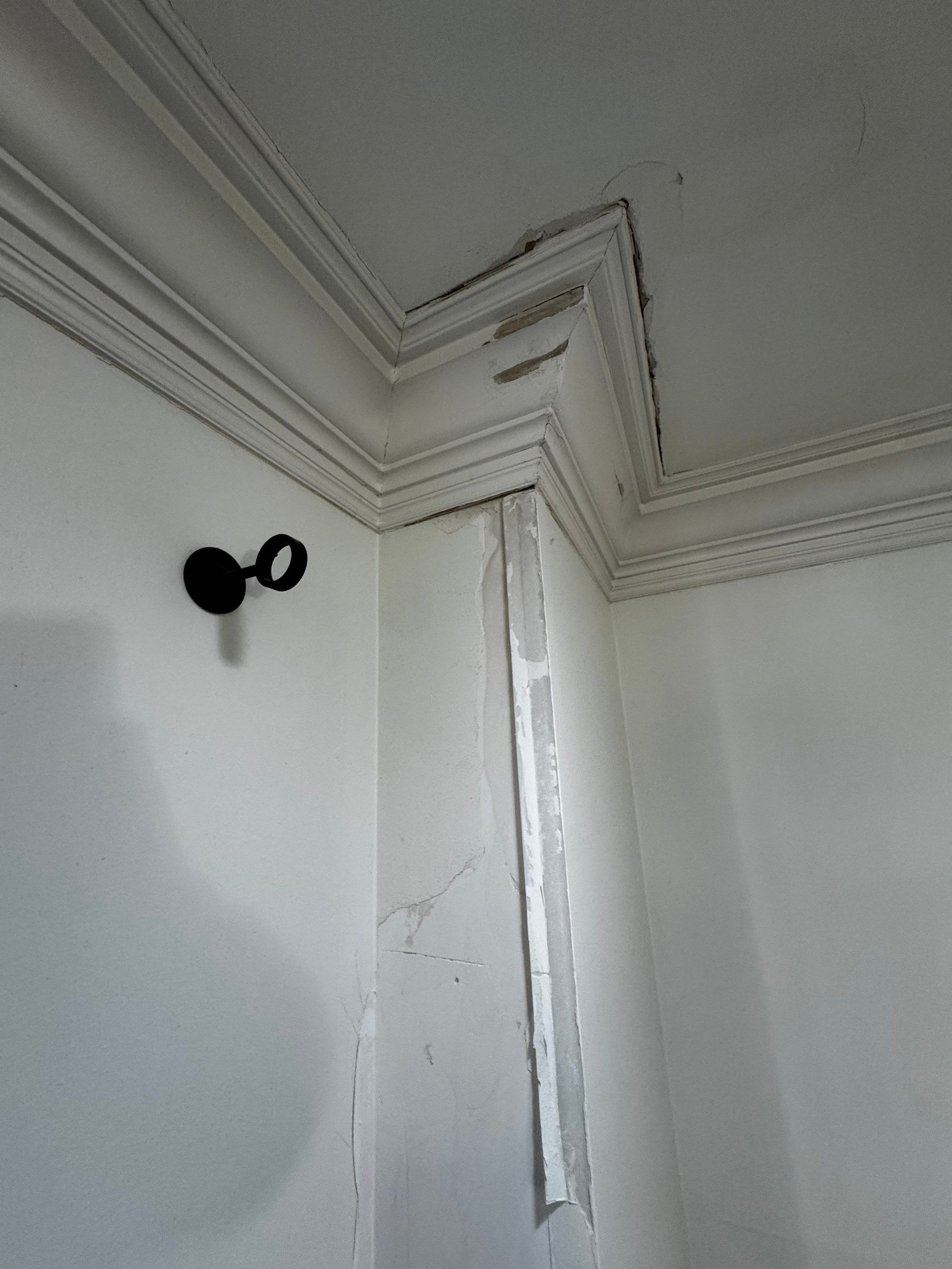 Interior Wall Repair and Crown Molding Installation by PGP Surface Solutions, LLC