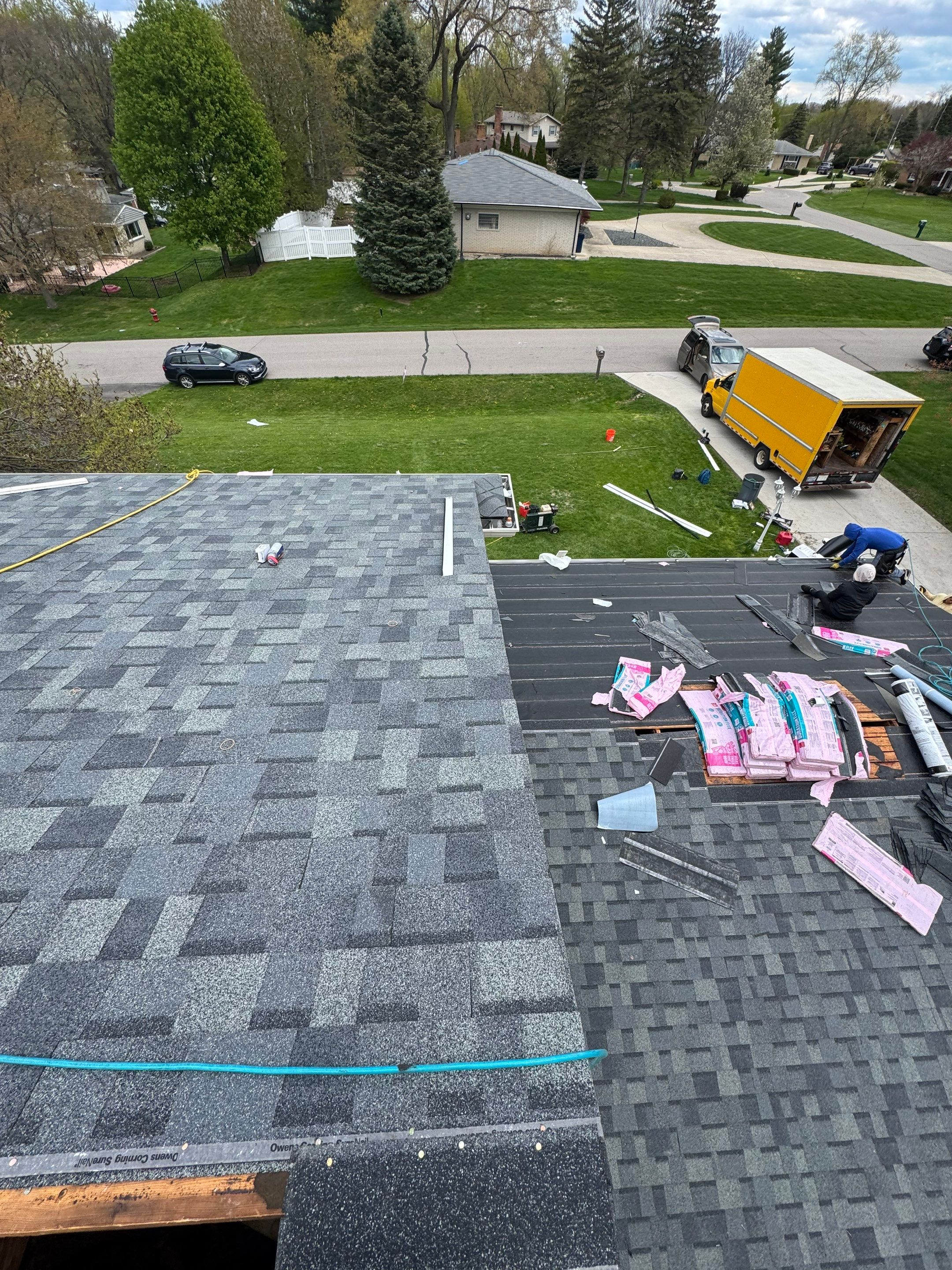 Roof Replacement using Owens Corning Tru Definitions by 180 Contractors