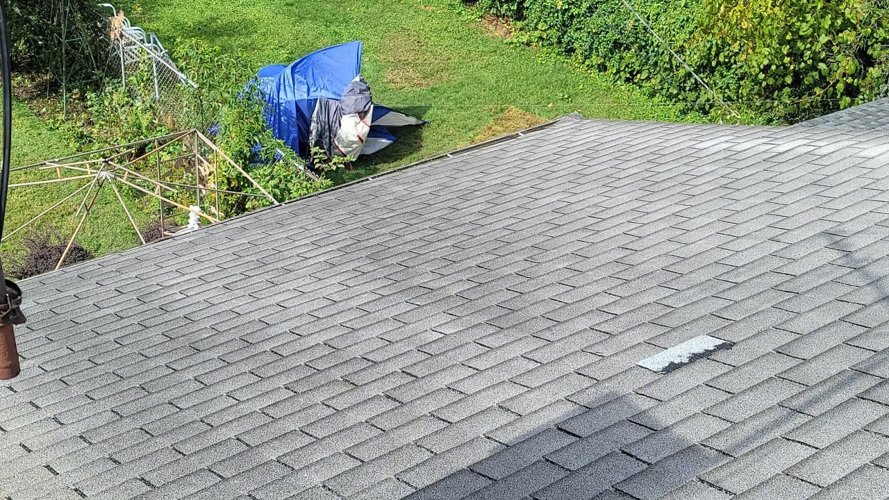 ATLAS PINNACLE COLOR: HEARTHSTONE DRIP EDGE: WHITE by Eagle Eye Roofing