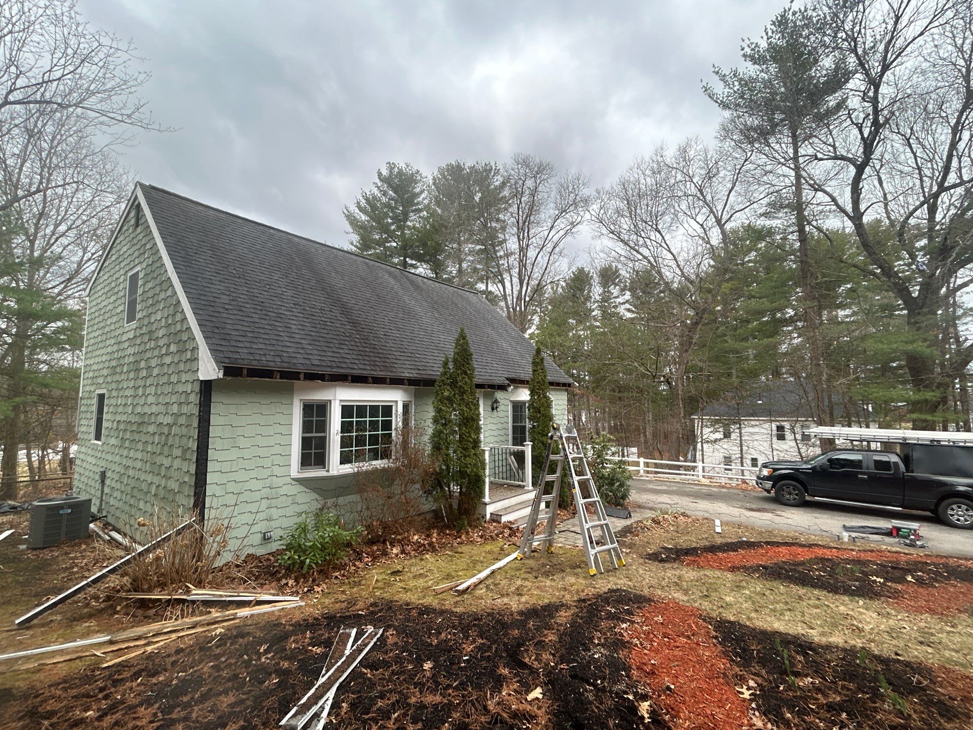 PVC Fascia & Corner Board Replacement — Billerica, MA by Mighty Dog Roofing of Greater Middlesex County