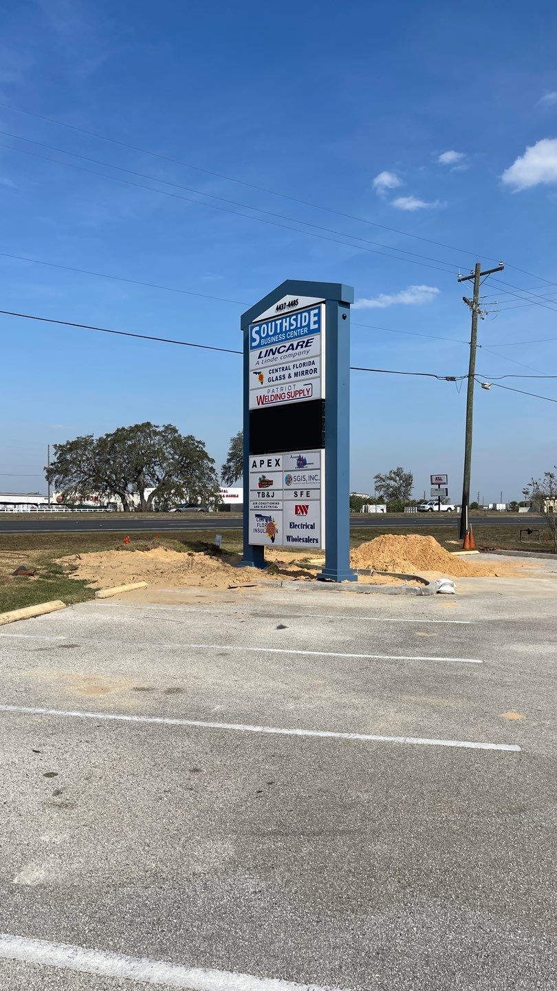 Pylon Sign for Southside Business Center by SignCrafters