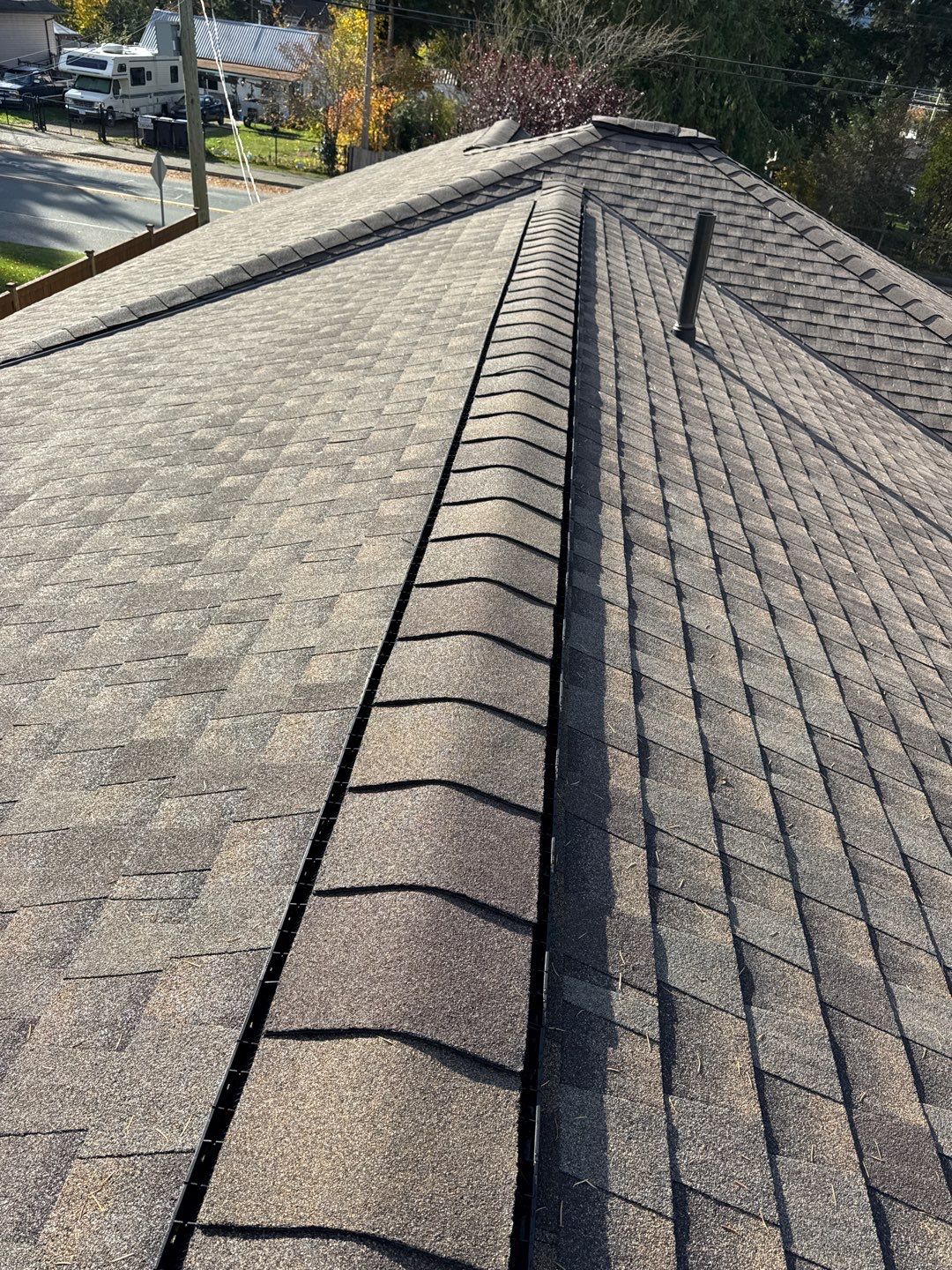 Residential Reroof Shingle - Barkwood by Top Notch Roofing Inc