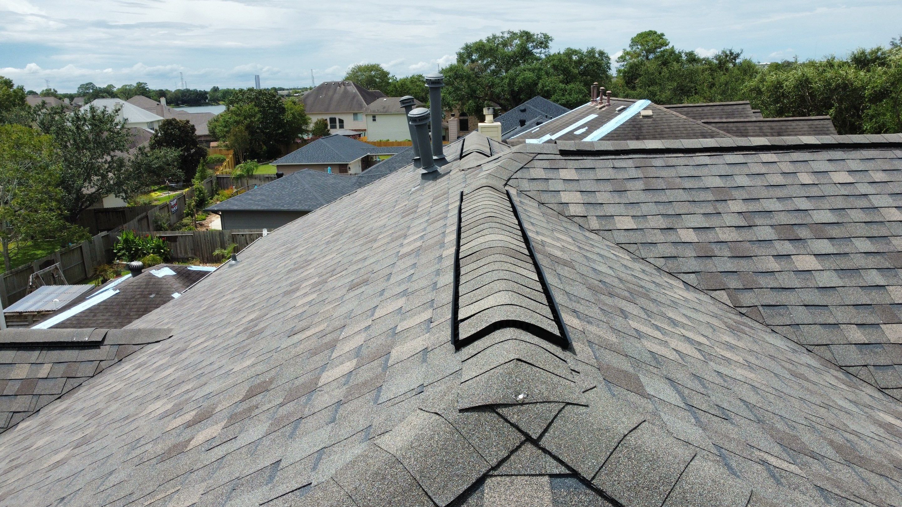 Seabrook Roof Installation using Atlas Pinnacle Pristine by Modern BYLT Roofing & Construction