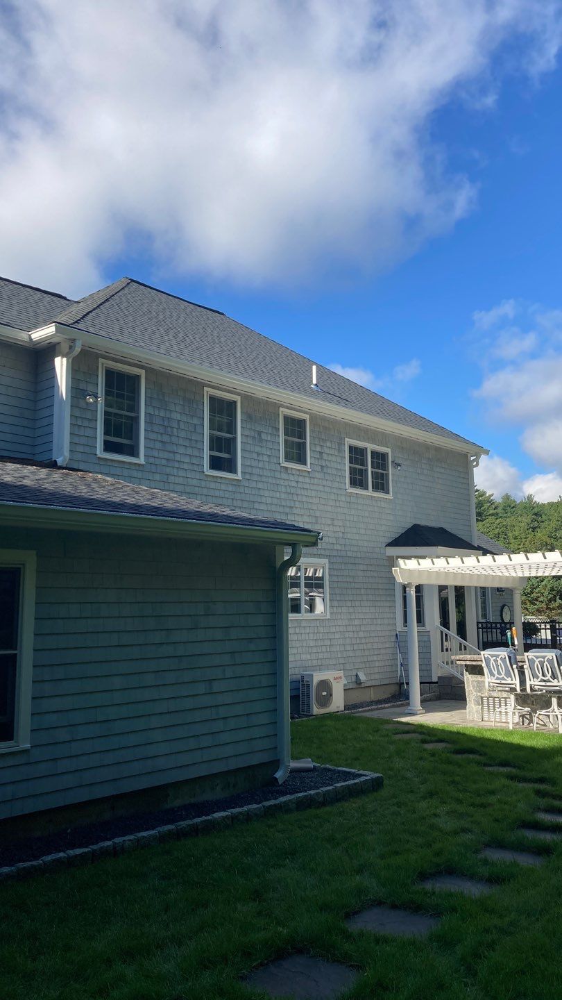 Kingston, MA Gutter Installation using 6" K-Style Aluminum Duo Pro Gutter by Gutter Pro Enterprises