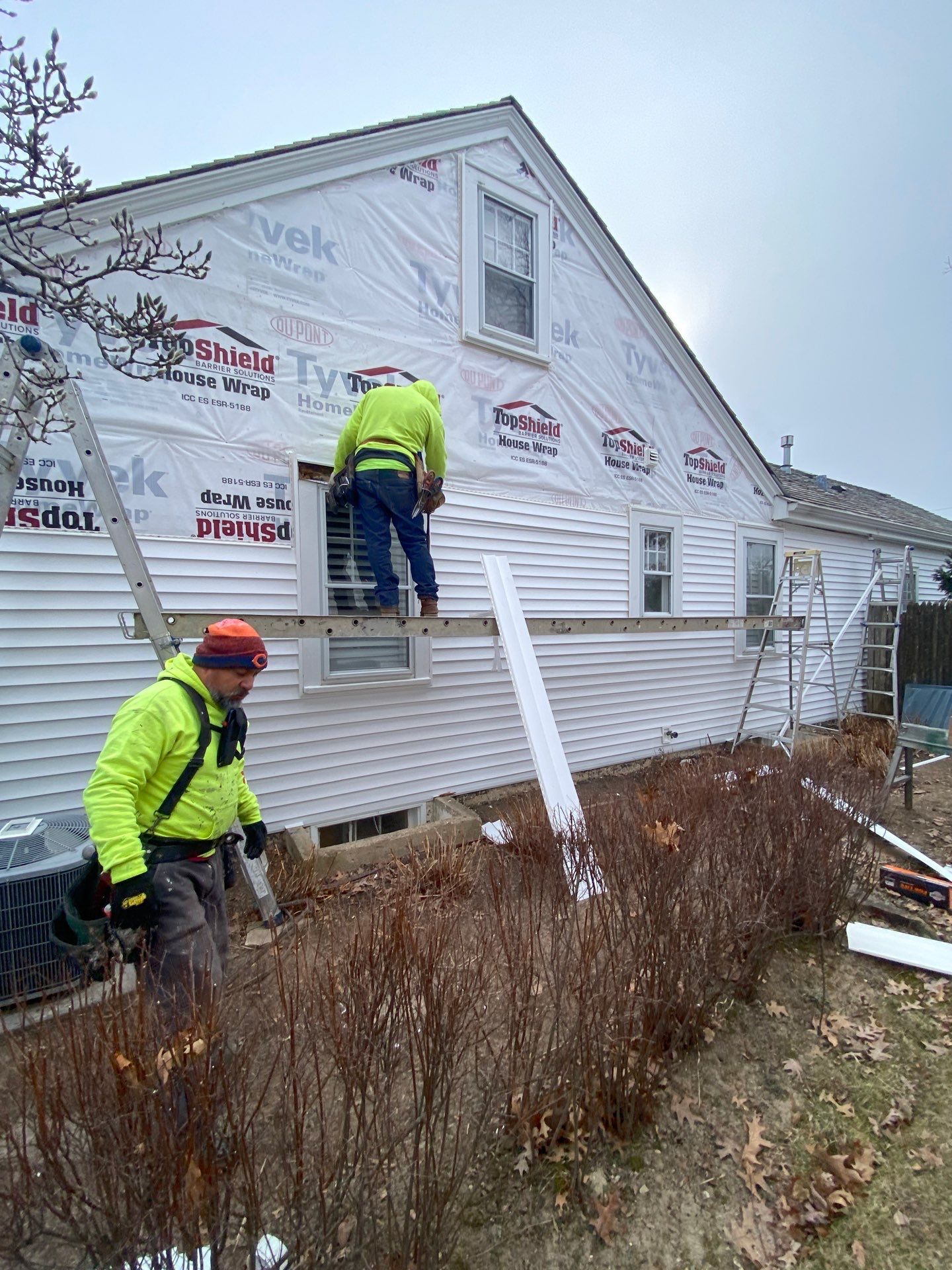 Certainteed Vinyl Siding Installment by Custom Installations