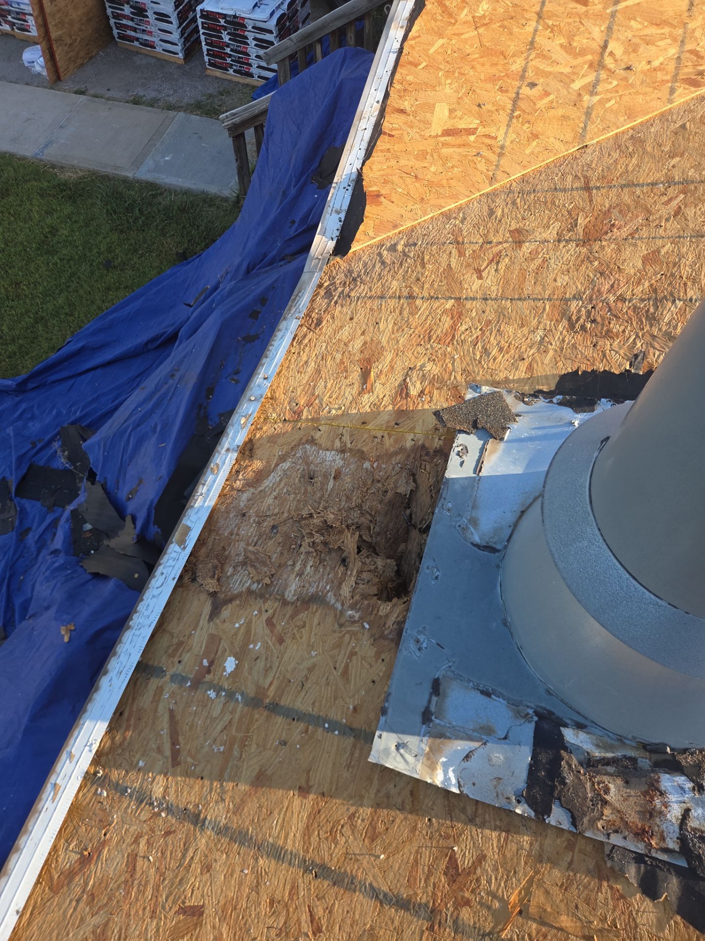 Project in Weatherford by Lonestar Roofing and Restoration LLC.