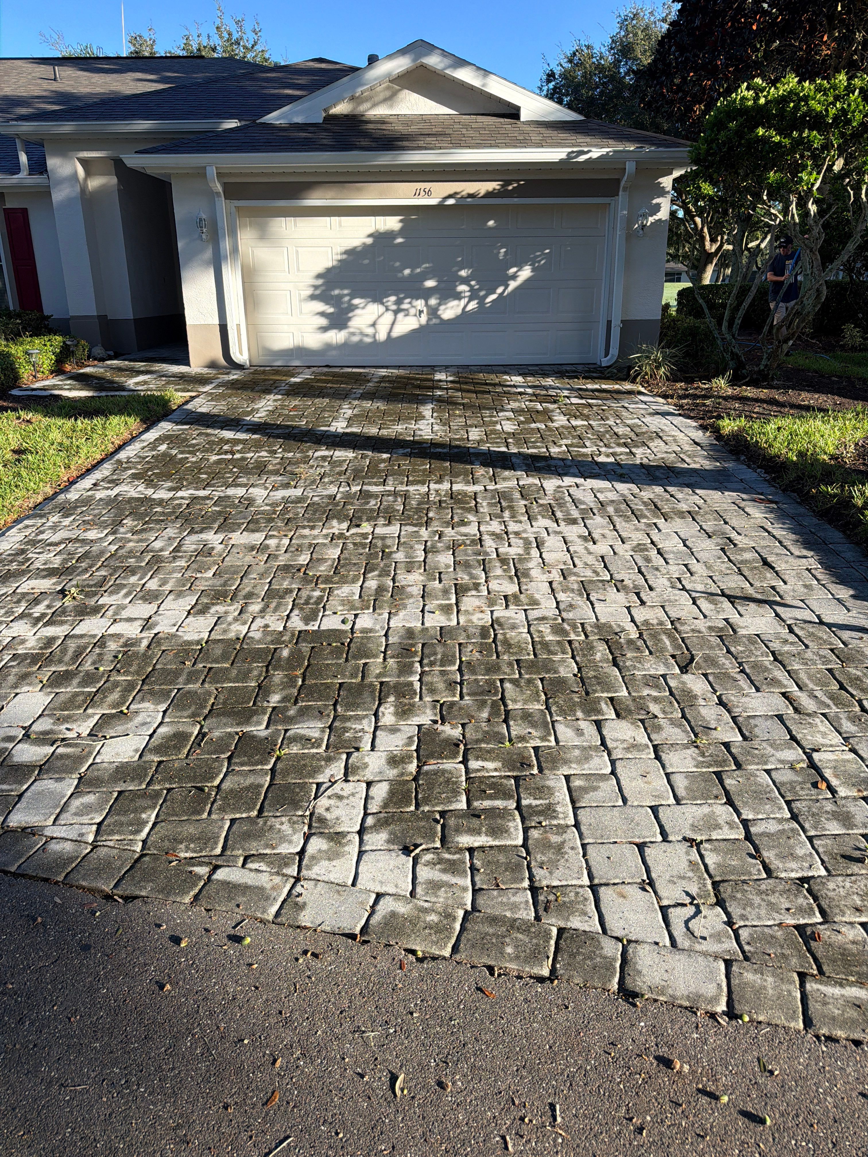 Paver Driveway and Walkway Restoration in Sun City Center