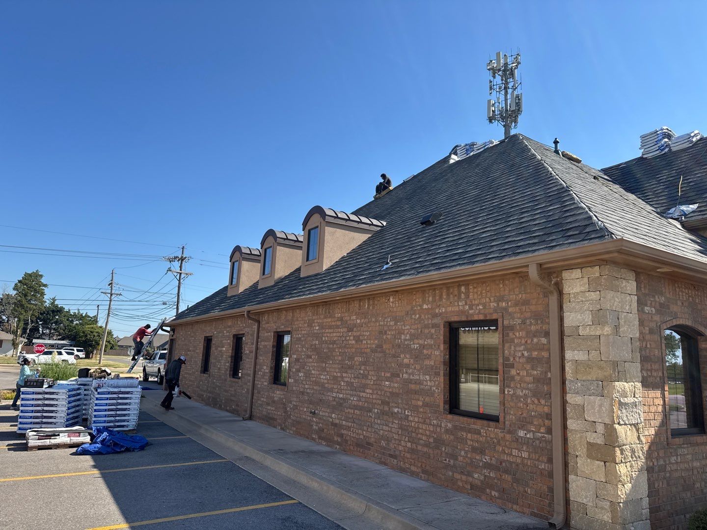 Bank Reroof by Castillo Roofing