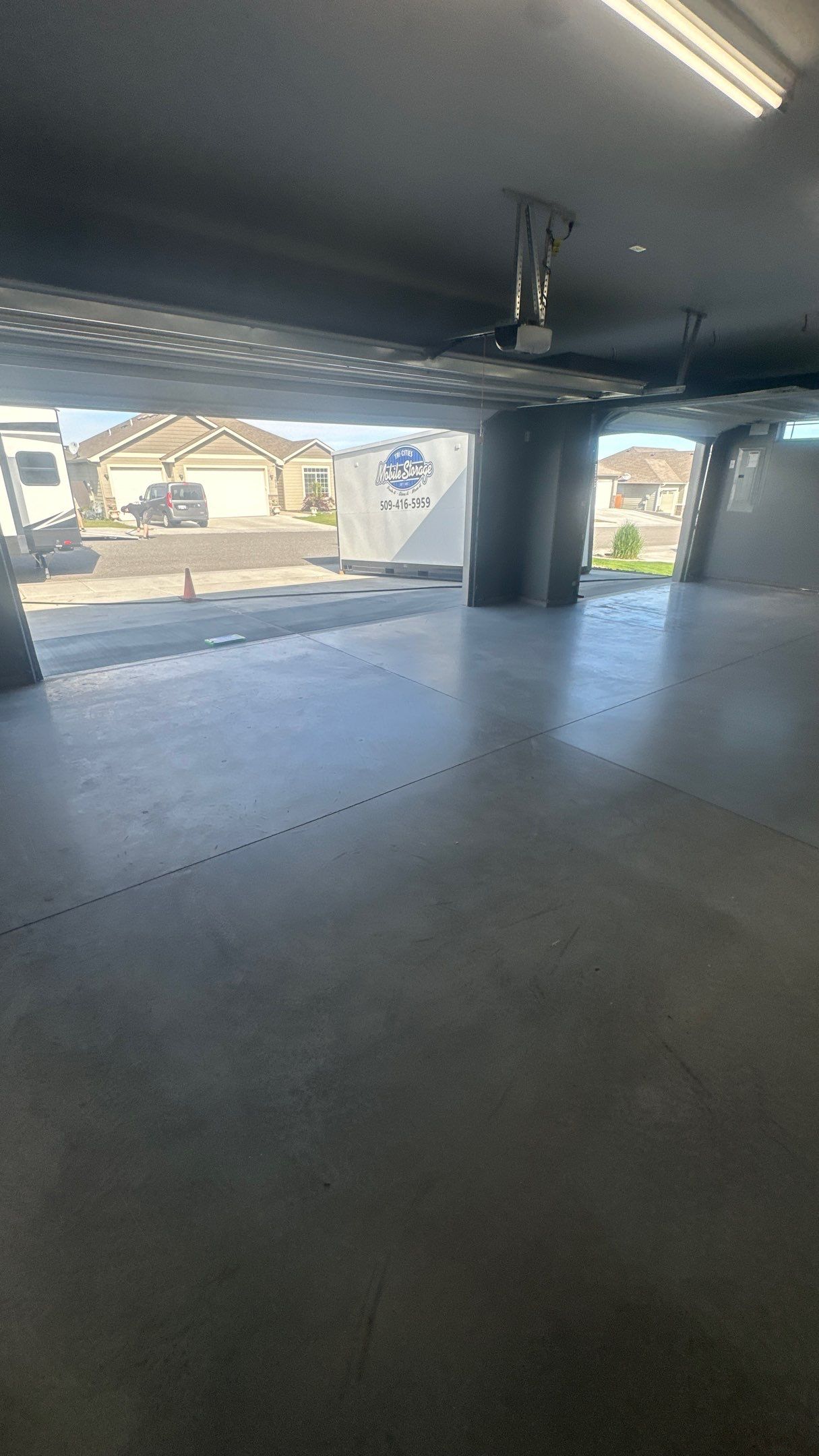 Garage Transformation using Canfield Hybrid  by Croc Coatings, LLC