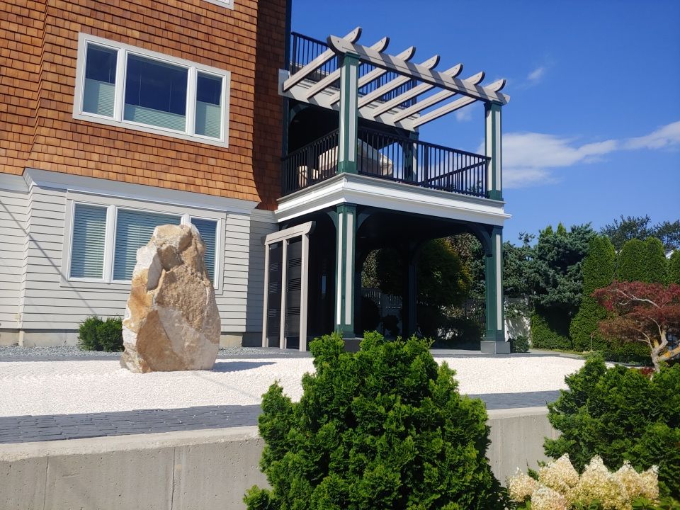Narragansett, RI Gutter Installation using 4x5 FiberGlass Gutter by Gutter Pro Enterprises