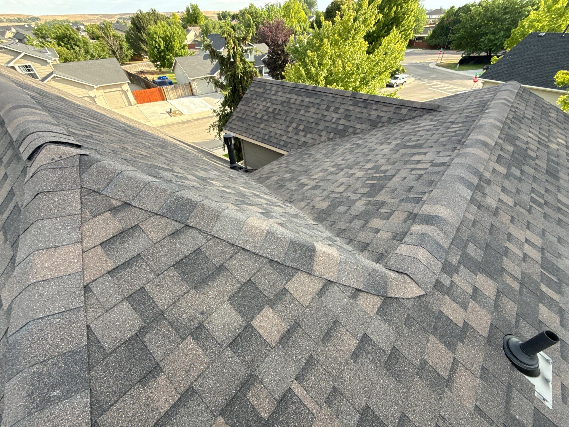 Boise Residential Roof Replacement Featuring Multi-Toned Architectural Shingles by Olive Roofing