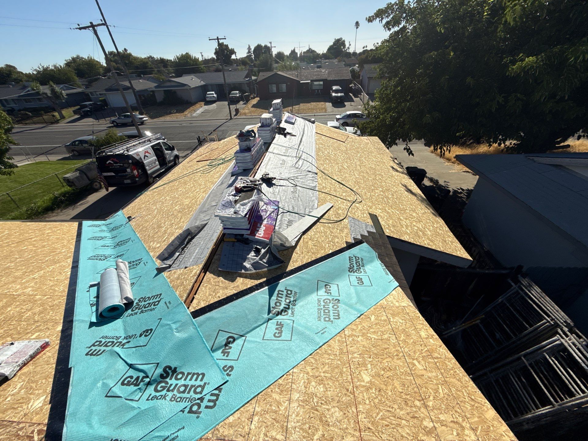 Residential Reroof using GAF by Nextop Roofing