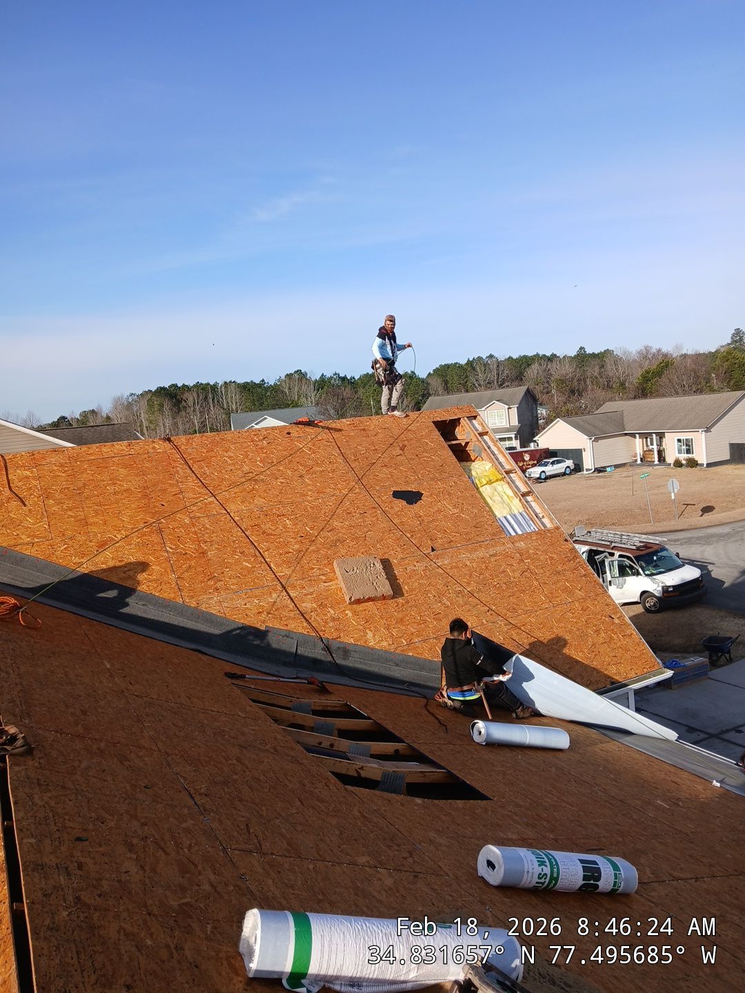 FORTIFIED Roof Installation in Jacksonville NC | CertainTeed Landmark AR Charcoal Black Shingles by RGR Construction and Roofing, LLC