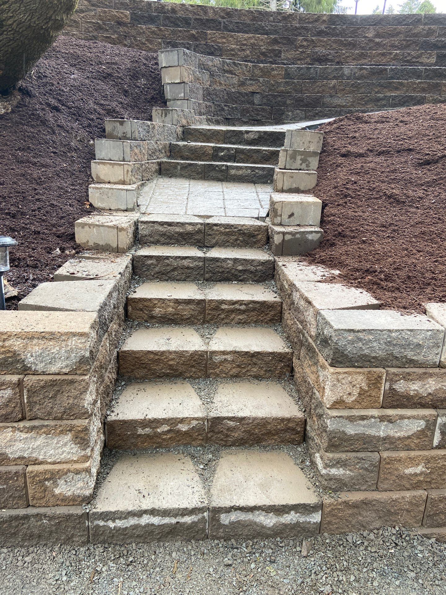 Retaining Wall and Backyard Renovation | Everett  by Jireh Asphalt & Concrete Inc 