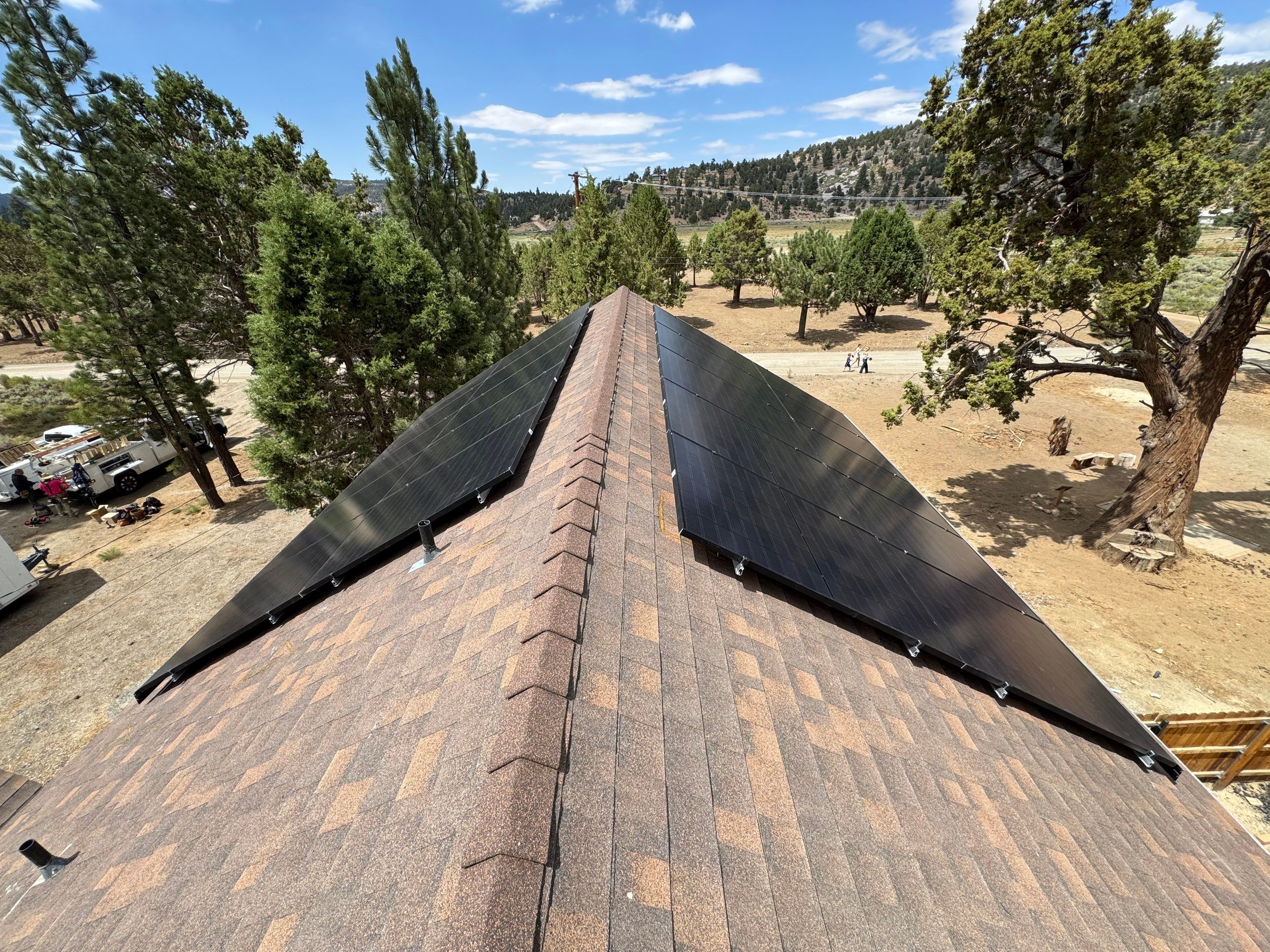 Big Bear Solar Power Installation with Tesla Powerwall by VIBE SOLAR