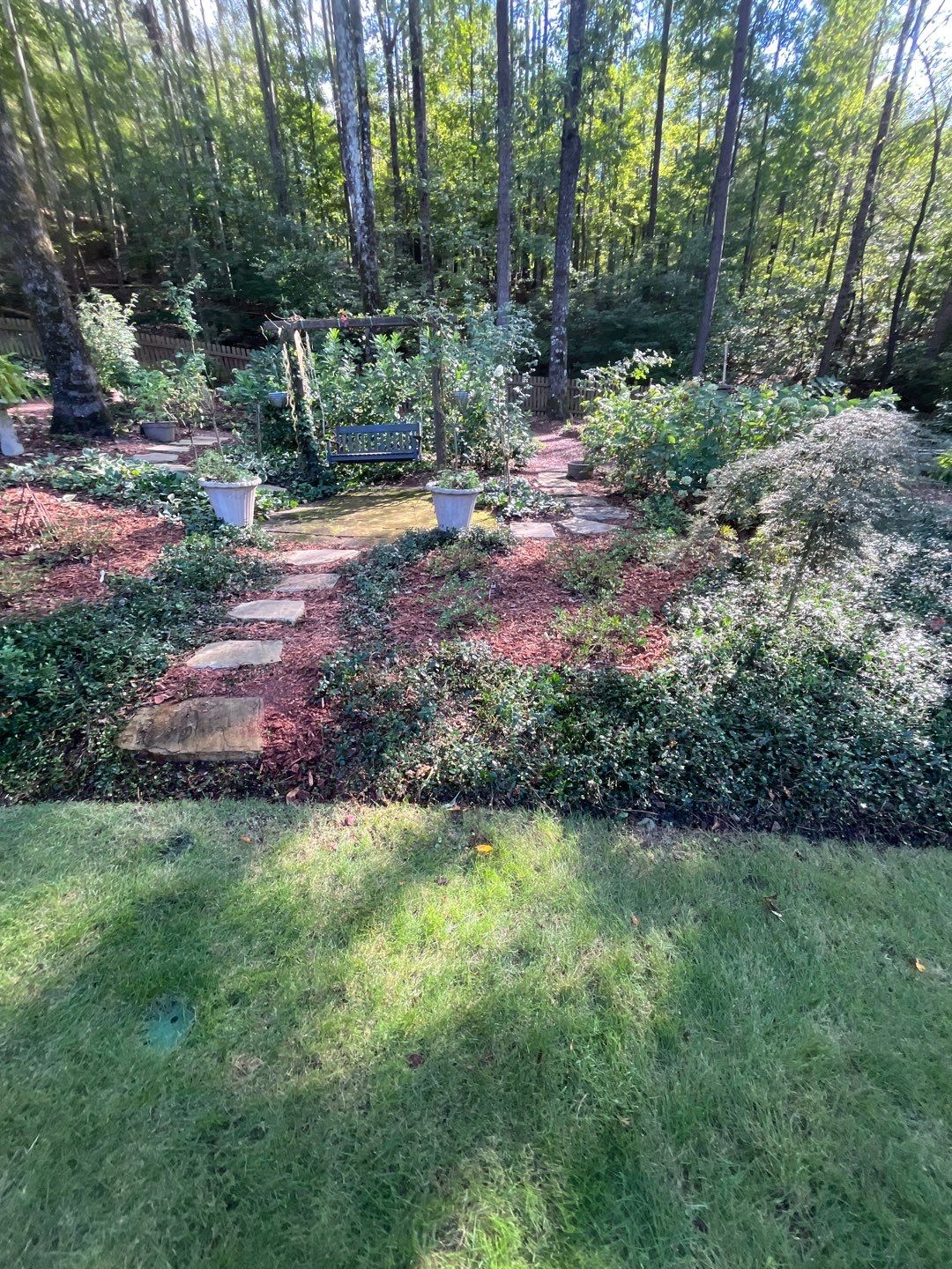 Custom Landscape Transformation and Hardscape Installation in Birmingham by NATURE ONE - LANDSCAPE DESIGN