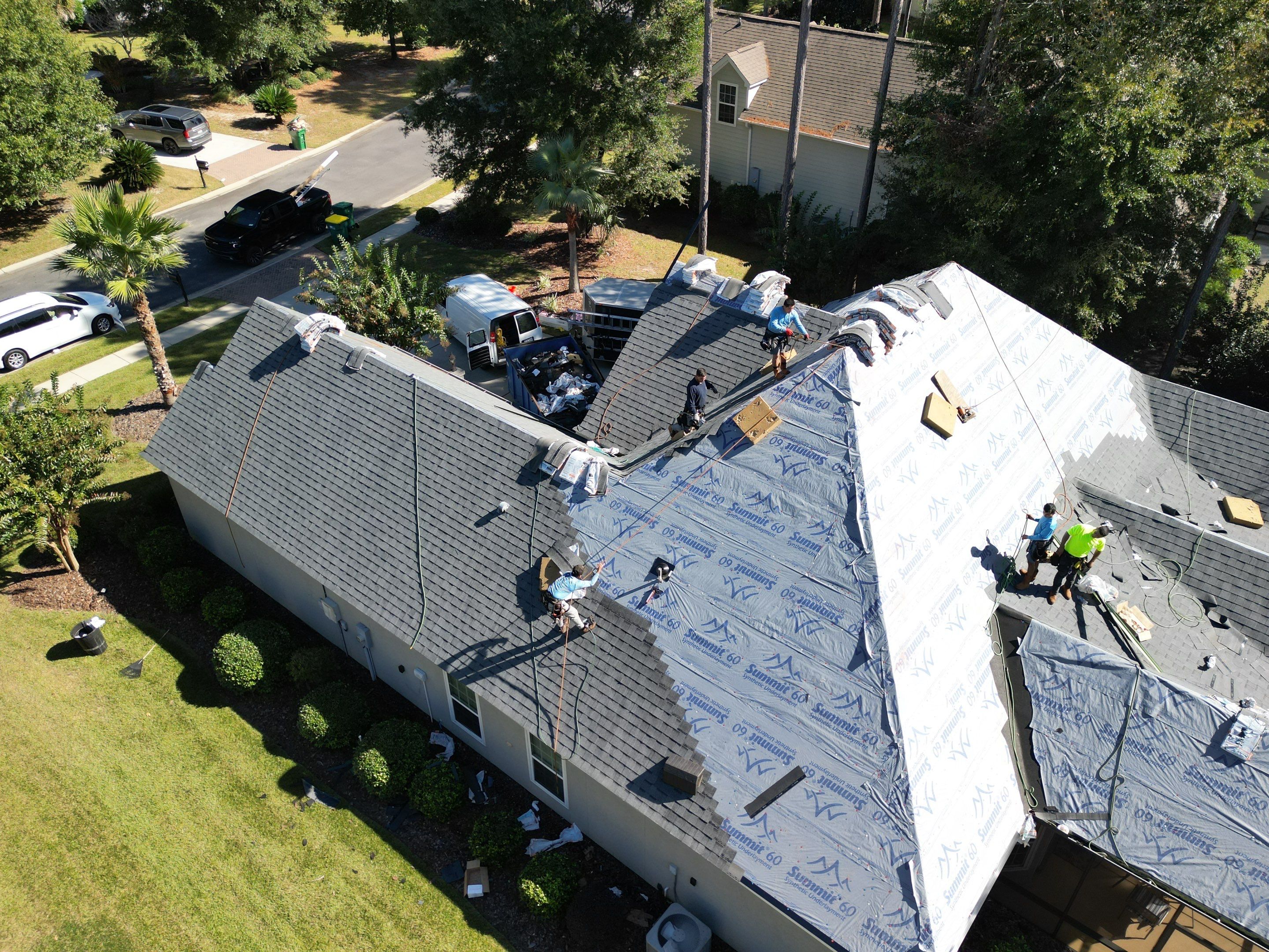 Residential Roofing Installation using Atlas Pinnacle Pristine Pewter by Talya Roofing