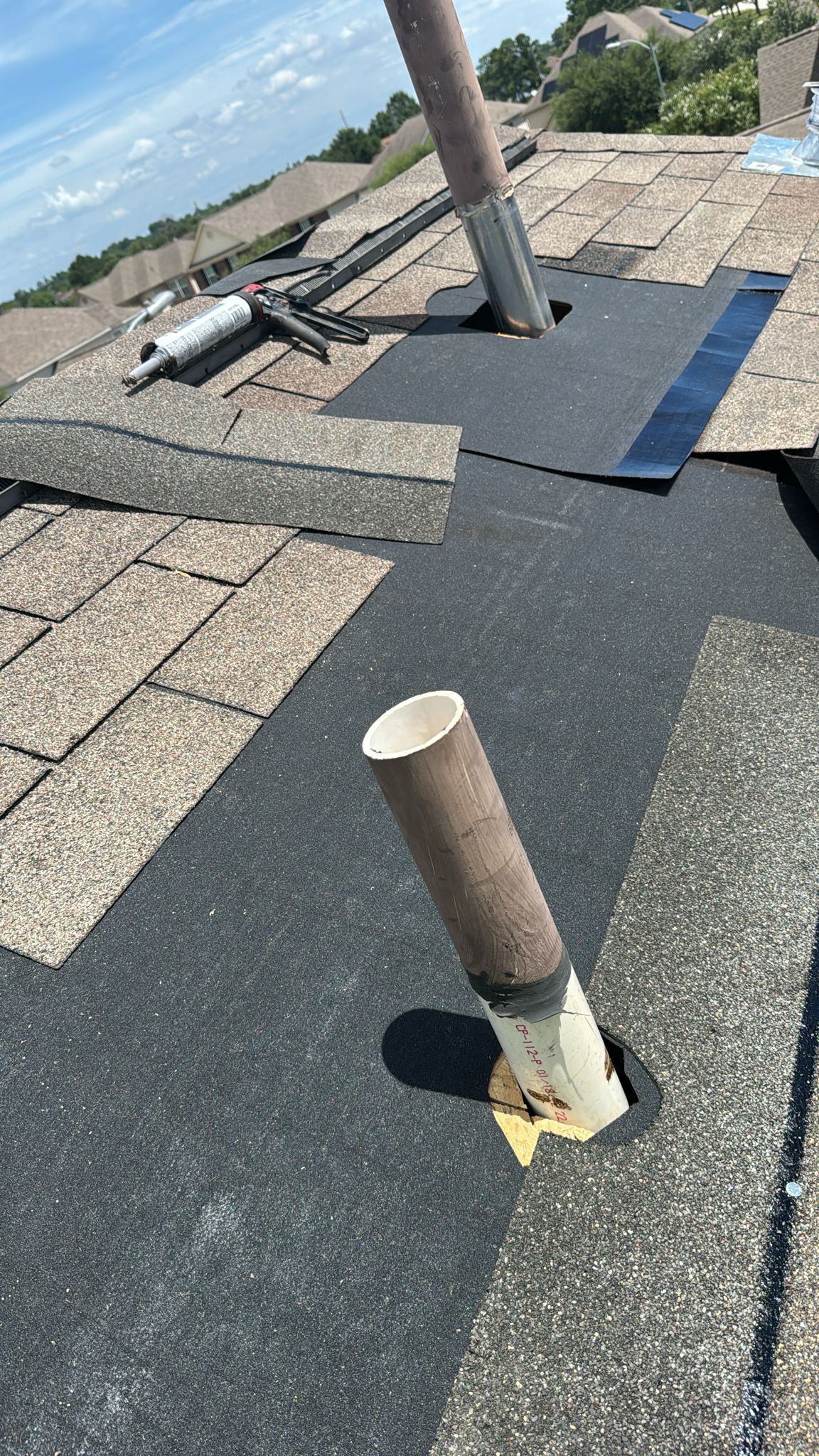 Hail Damage using Owen's Corning Duration (Lifetime) Shingles by Roof Repair Company
