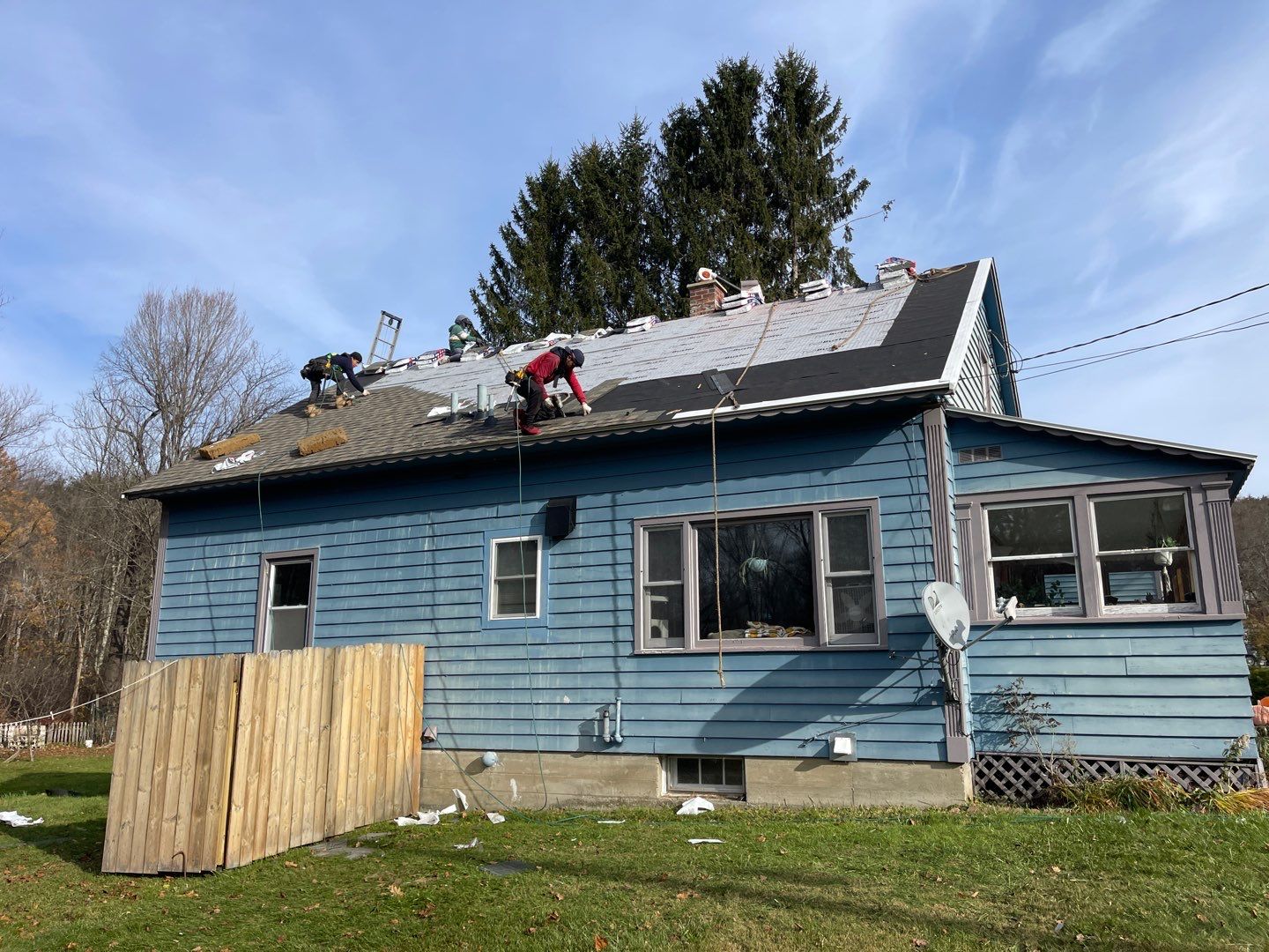 Residential Roofing Installation using GAF Timberline HDZ by Sensible Home Solutions
