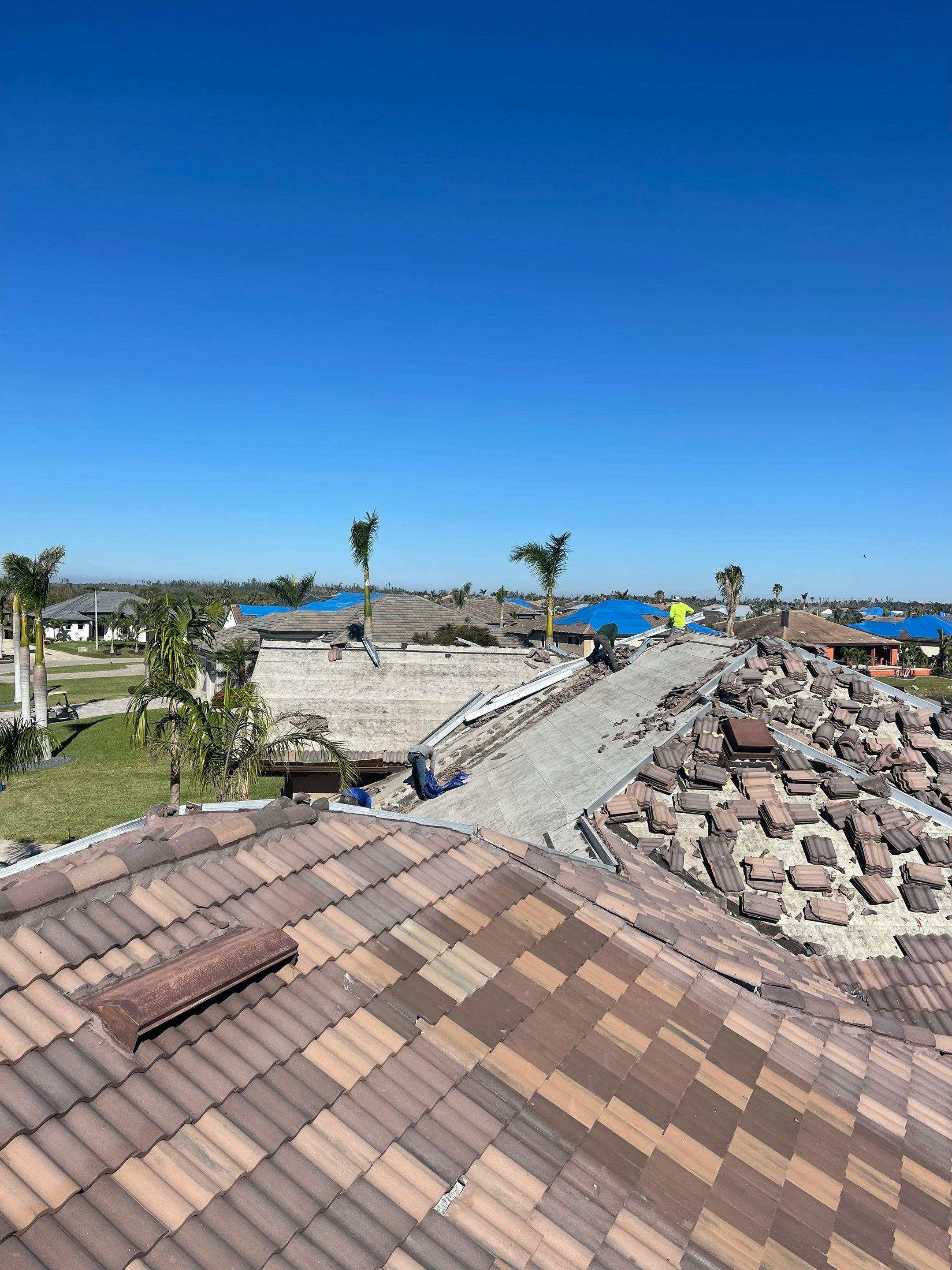 Residential Roofing Installation using Standing Seam Metal Roof in Cape Coral, FL by International Roofing