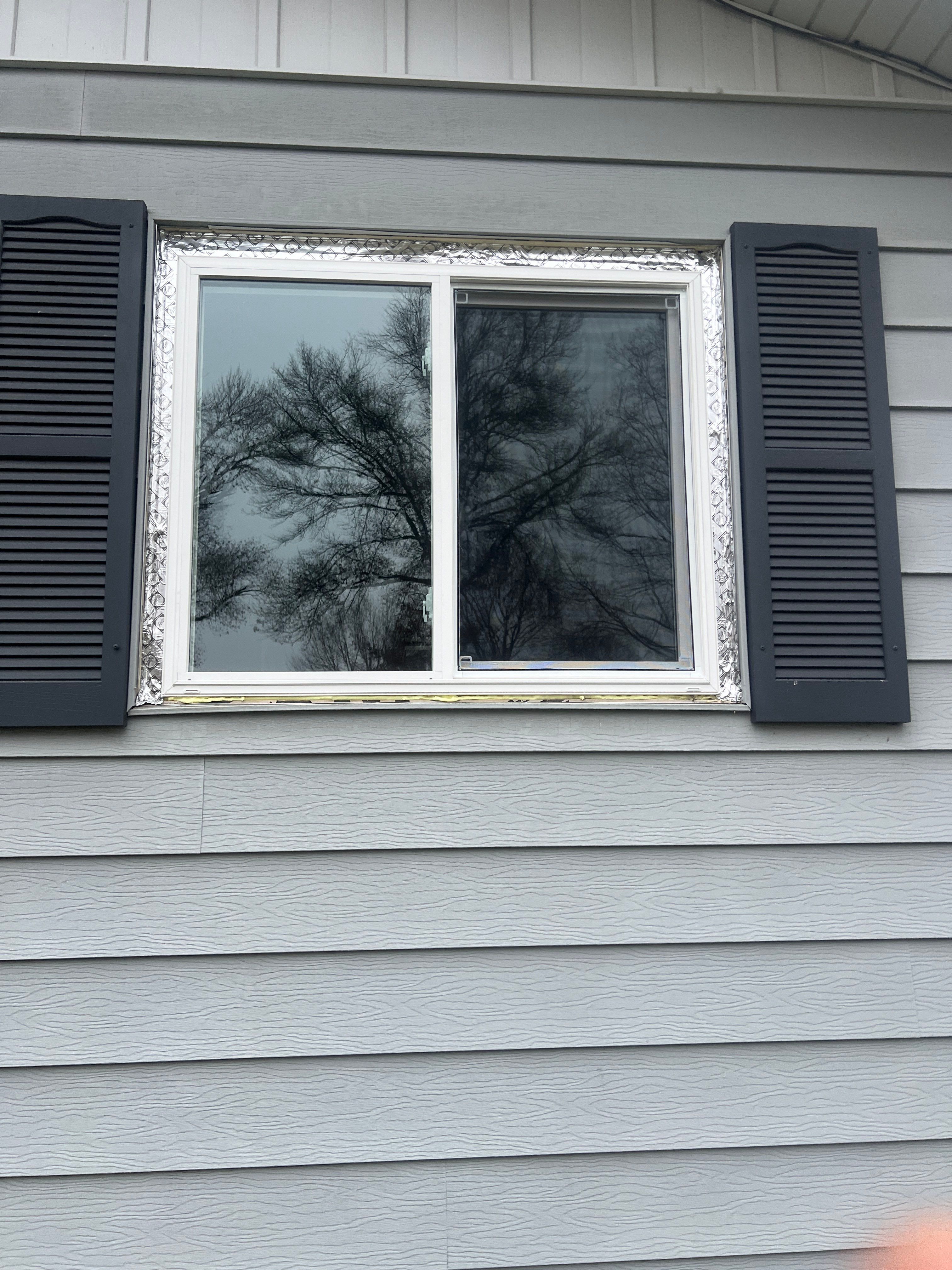 Window installation by United Windows and Siding LLC