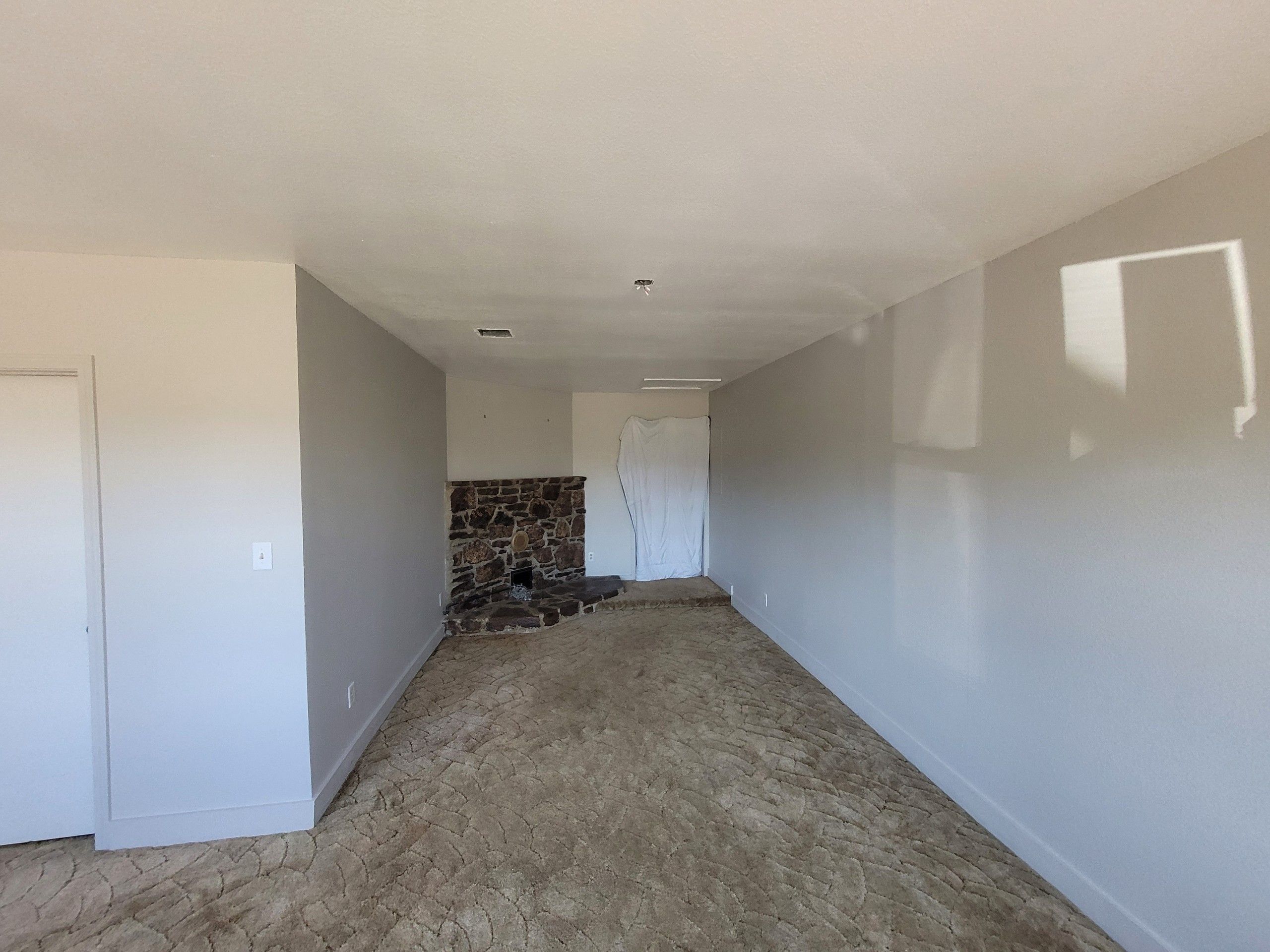 New roof & siding and interior repairs paid by insurance. Along with new roof sheathing.  by In & Out Construction & Remodeling, LLC