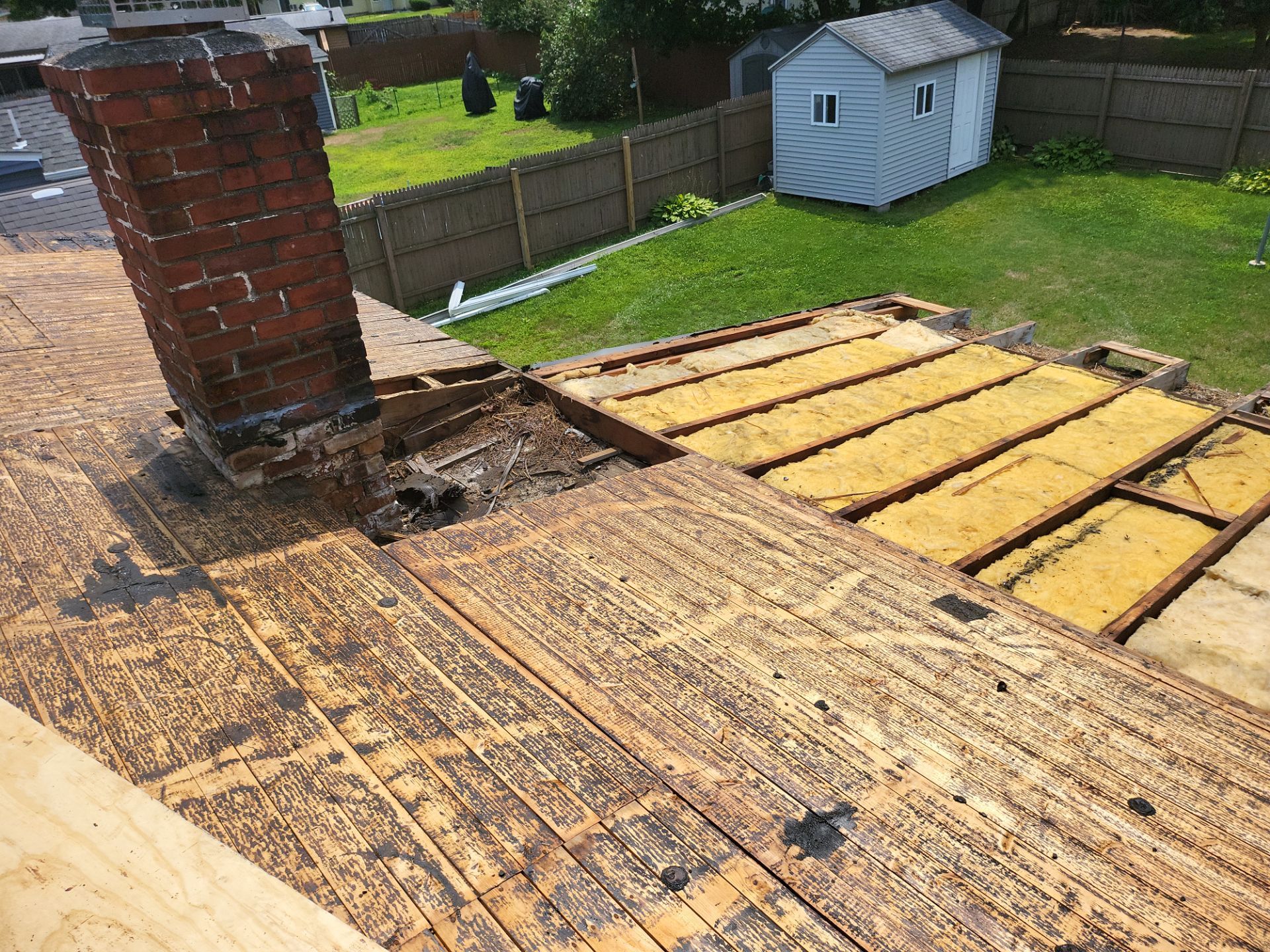 Residential Roofing Installation using Owens Corning TruDefinition Duration AR - Estate Gray by A Plus Exterior