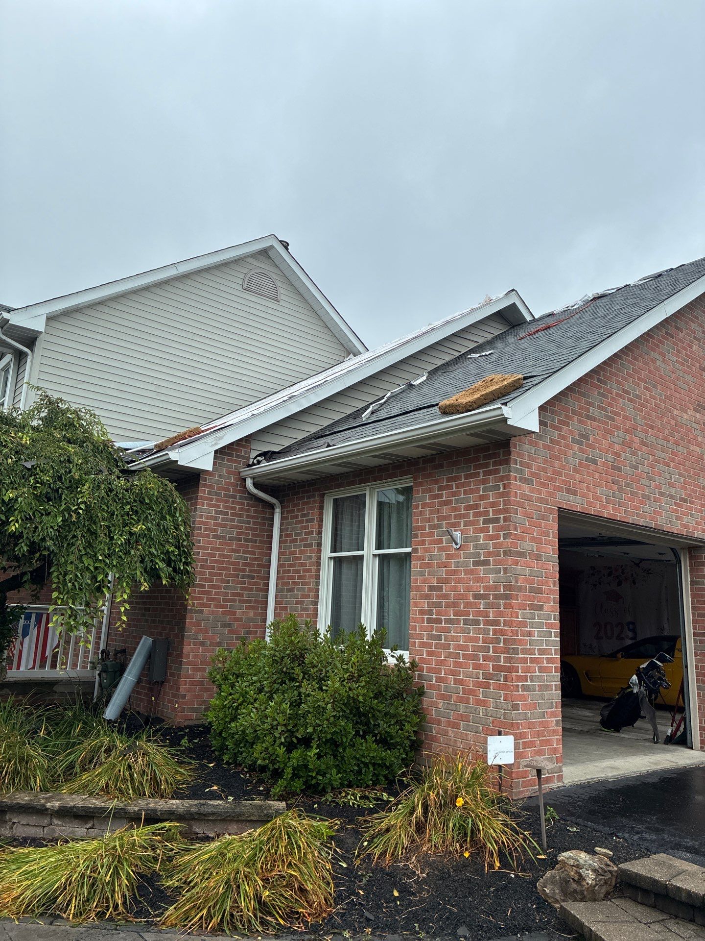 Full Roofing Replacement and Gray Shake Hardie Siding Installation in Butler by Cousins Roofing Siding & Decks