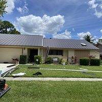 24ga 1" Nail-Strip Mansard Brown by Total Roofing System The Metal Roof Experts