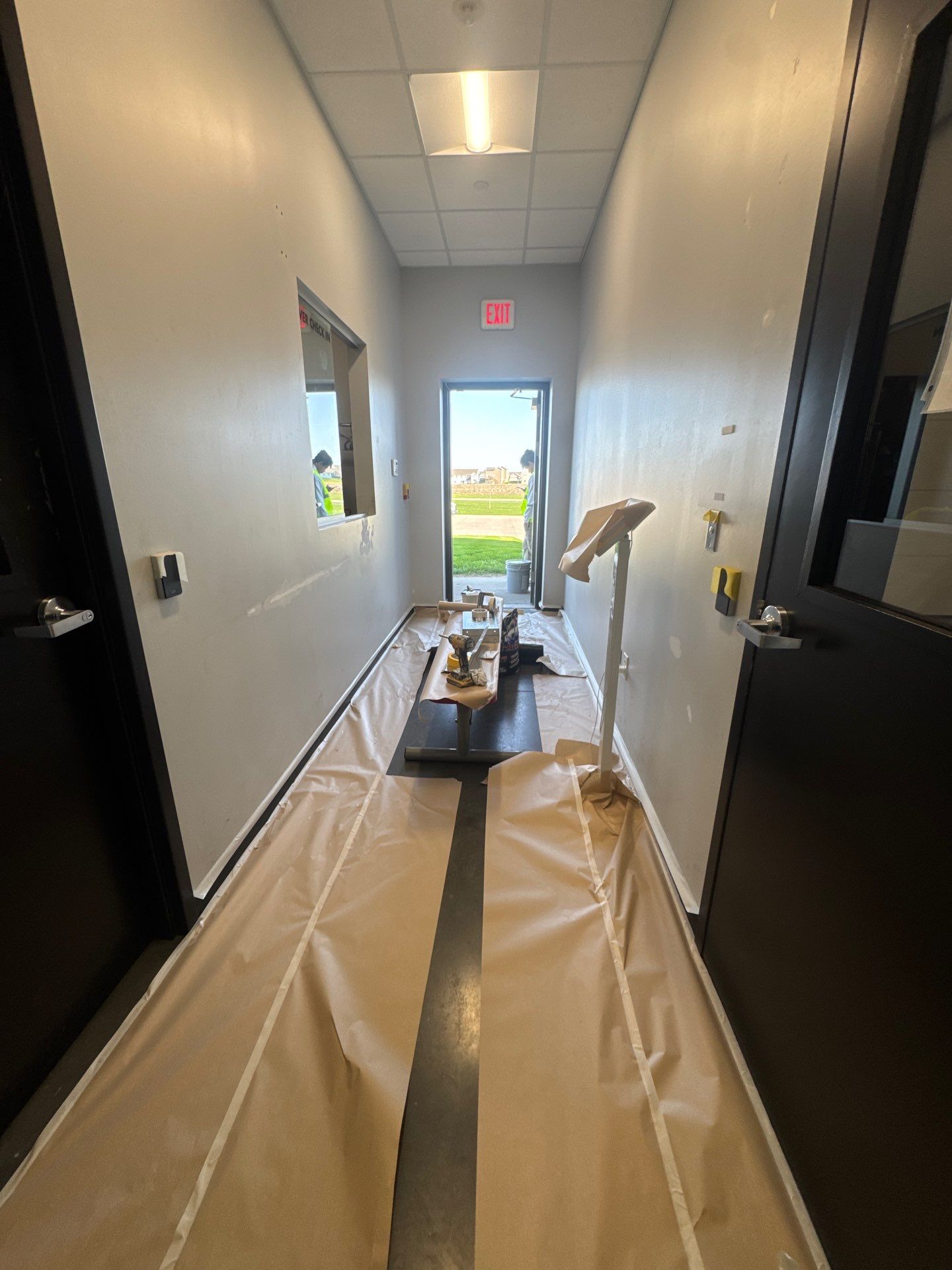 Commercial Interior Repaint Office & Warehouse by Midwest Paint LLC