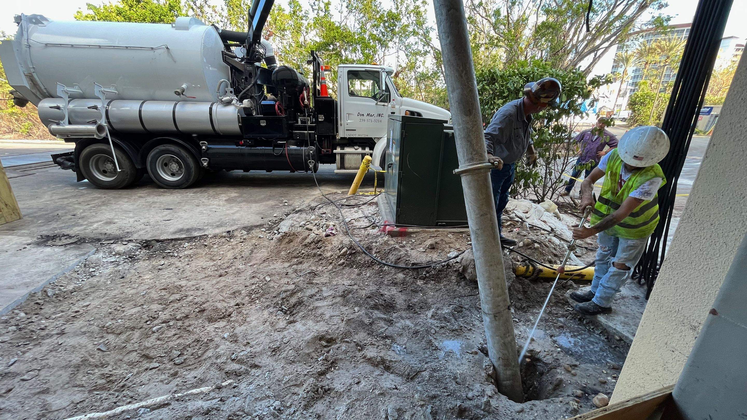 Ritz-Carlton North Service Road Daylighting by Don Mar, Inc. Storm Water Solutions