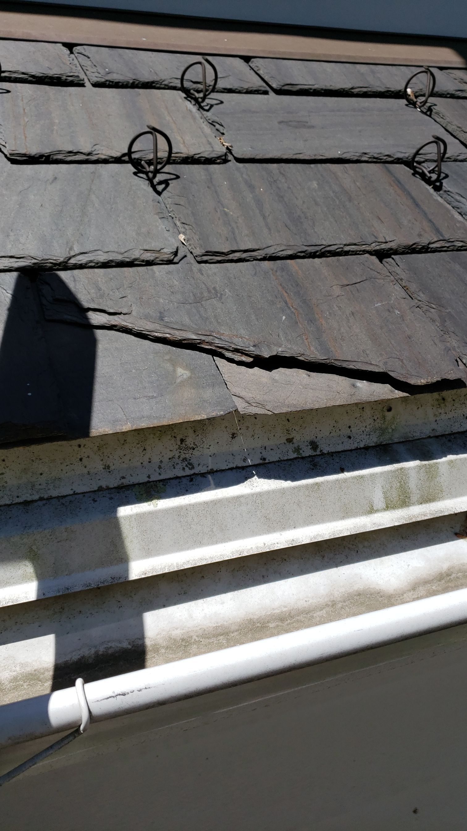 Slate repair in Guilford by Roof Right Inc
