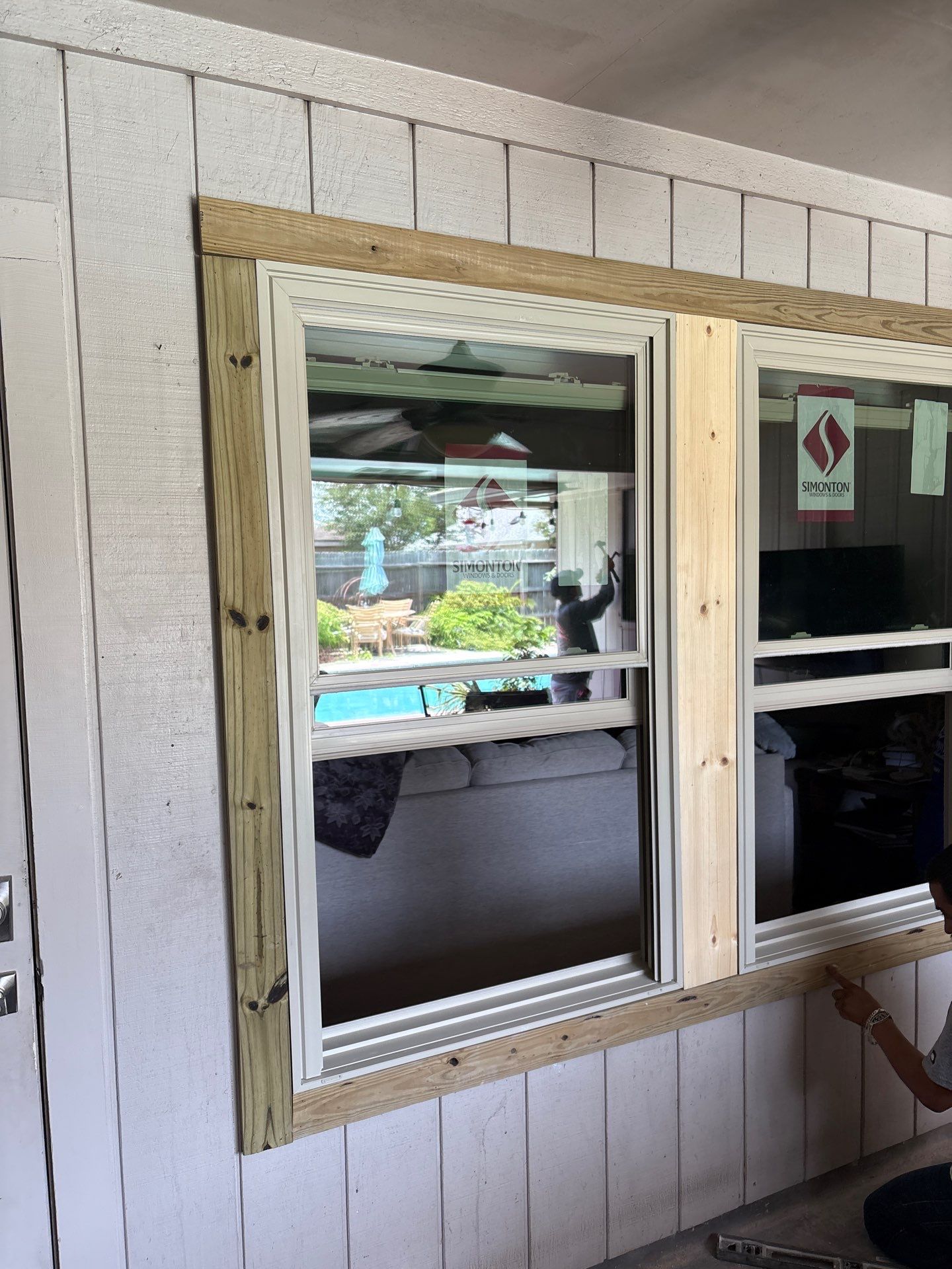 Impact windows brick install by Bayfront Roofing and Construction