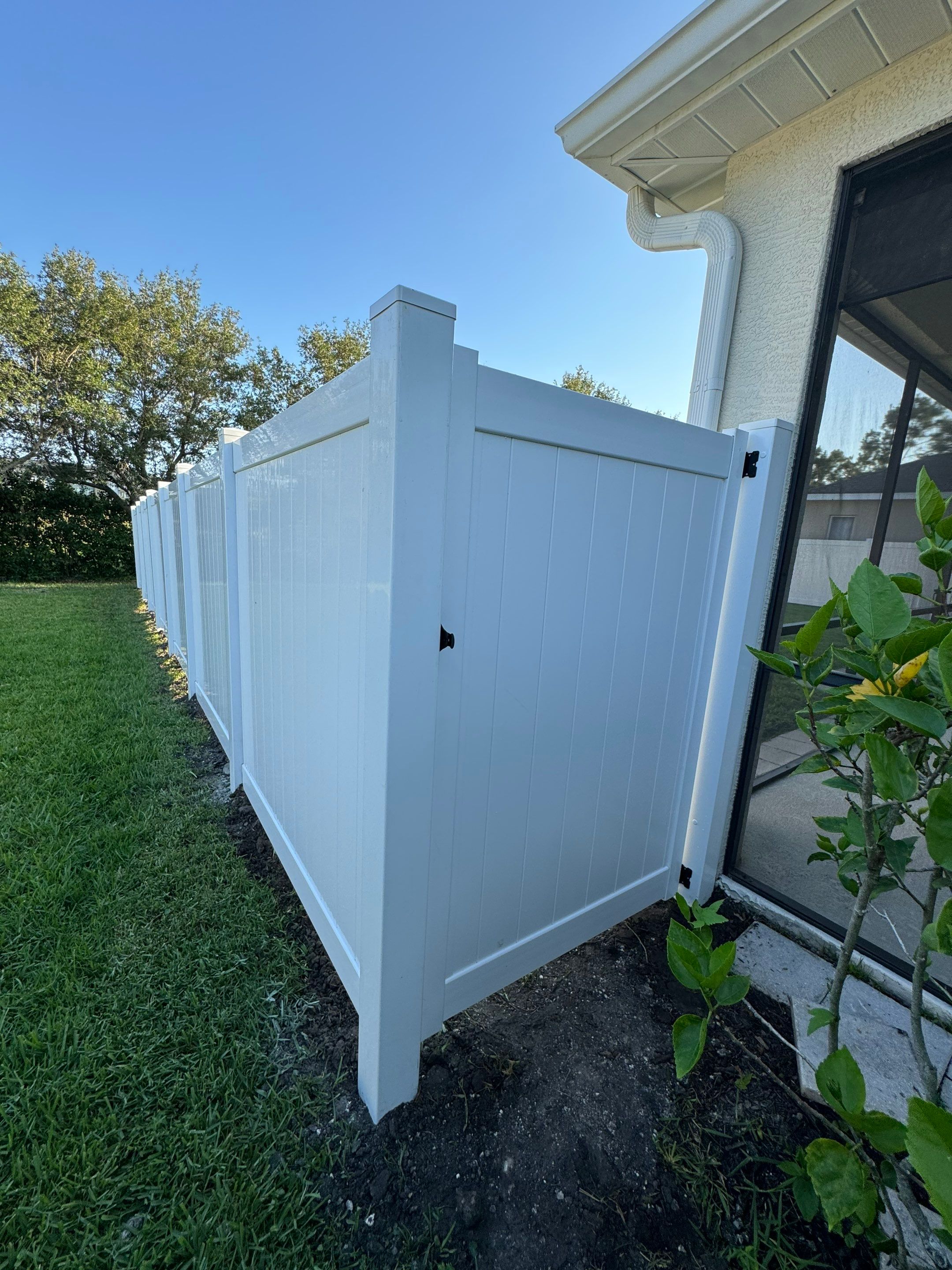 Vinyl Fence Installation using 6Ft White Vinyl Privacy Fence by Asap fence and gates, LLC